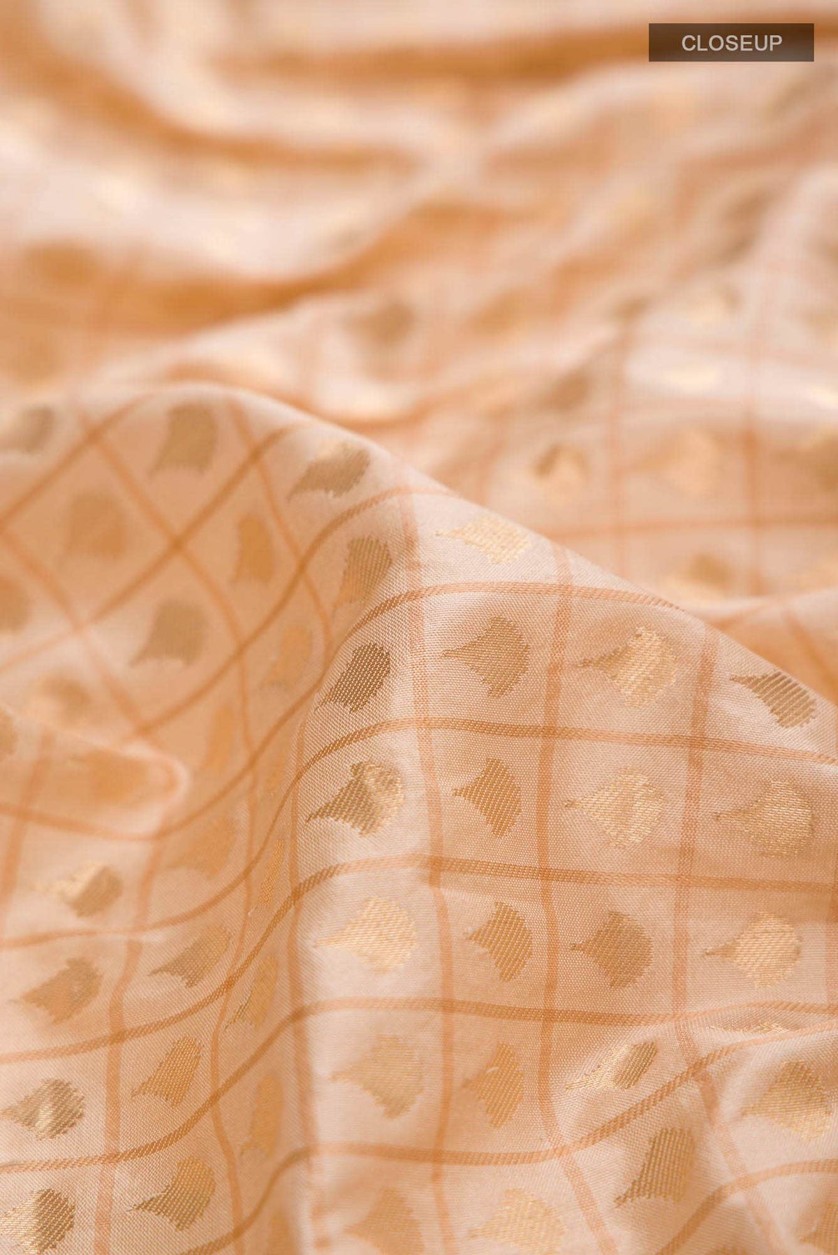 Sandal Banarasi Silk Saree