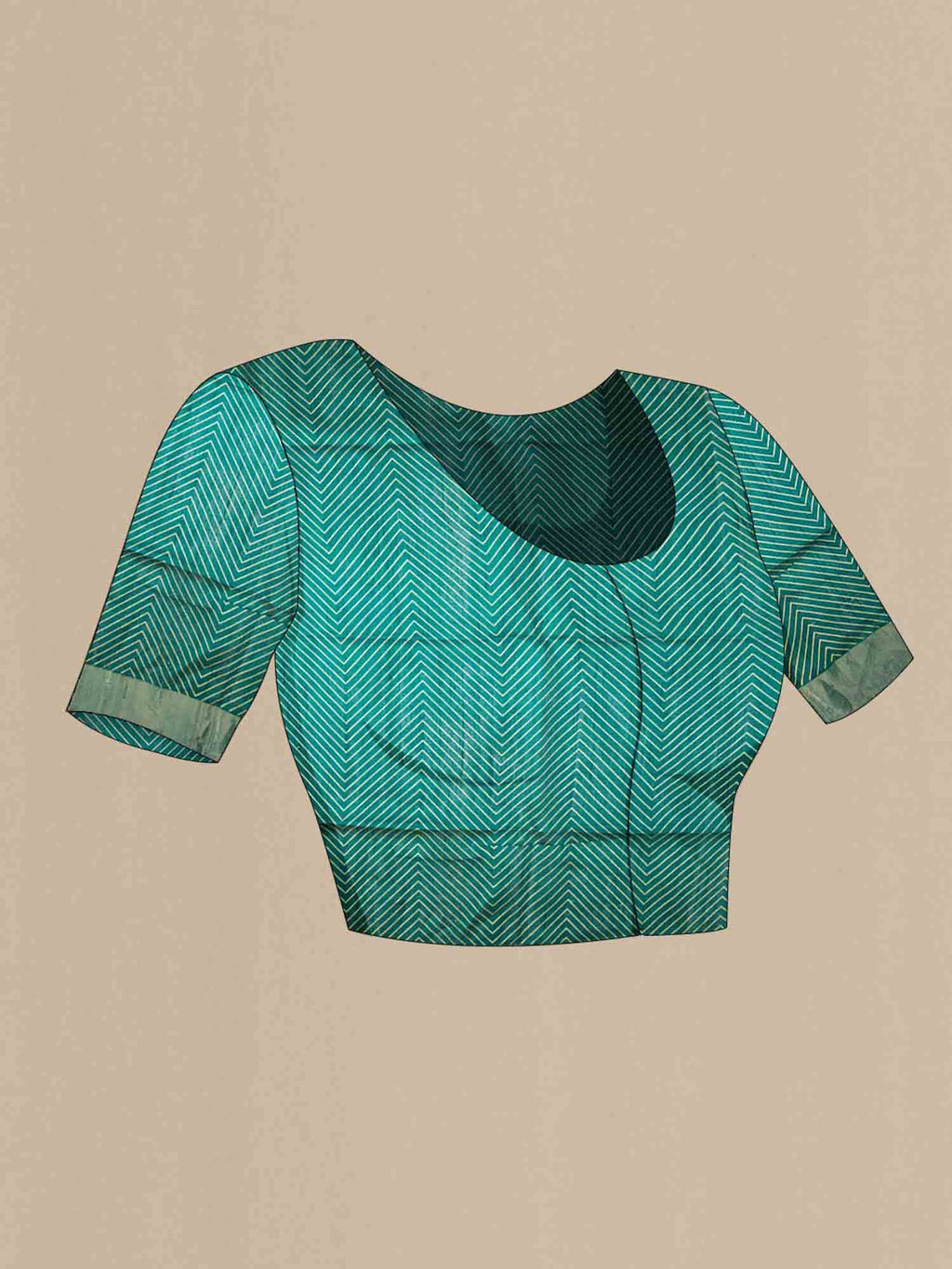 Green Tussar Silk Saree