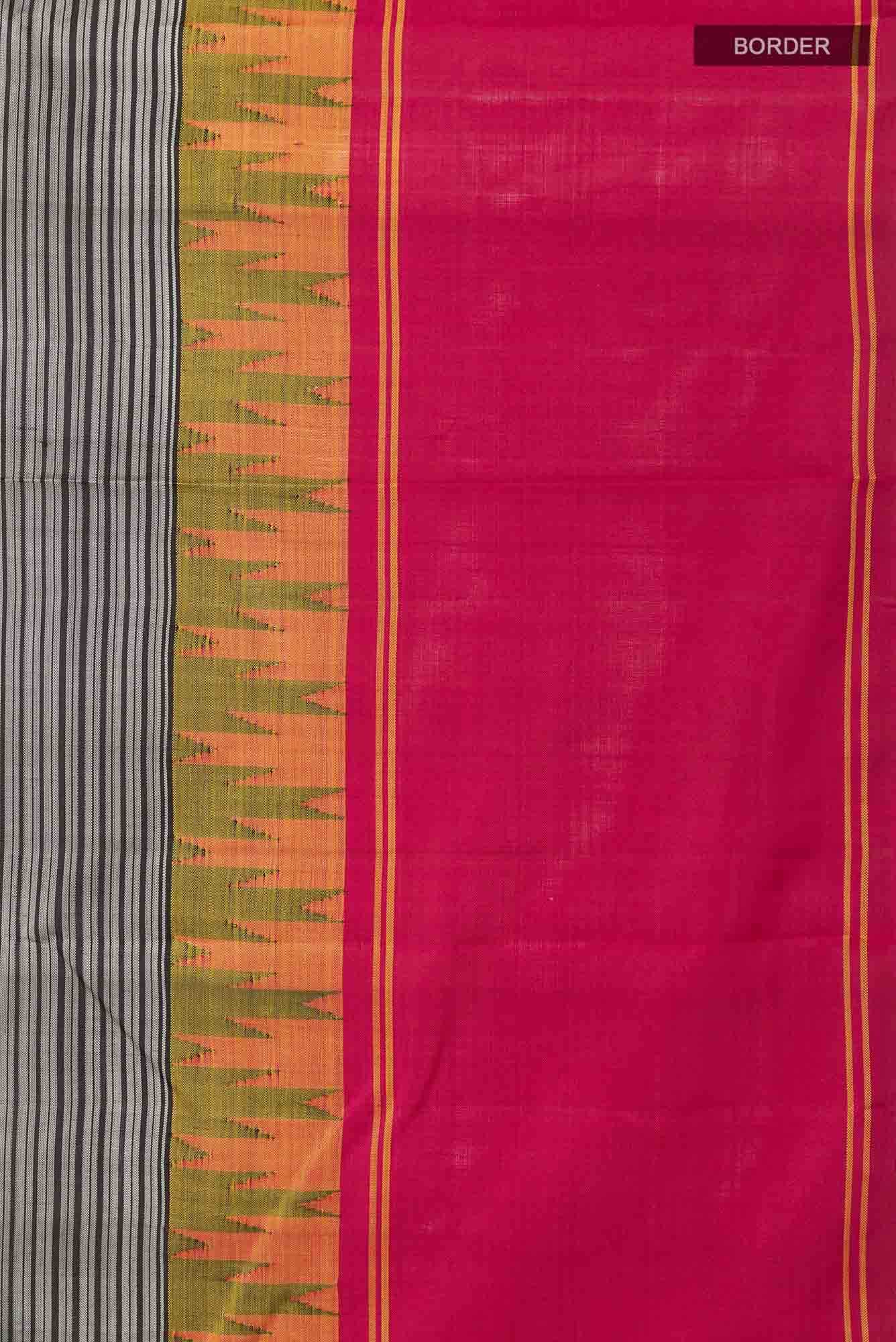 Black Kanchipuram Silk Saree