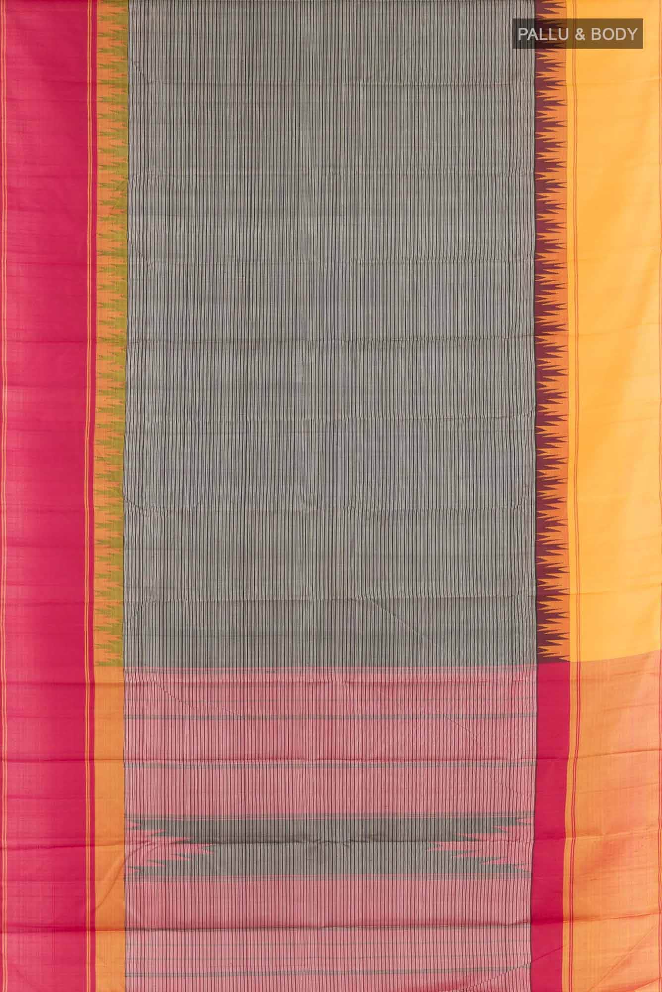 Black Kanchipuram Silk Saree