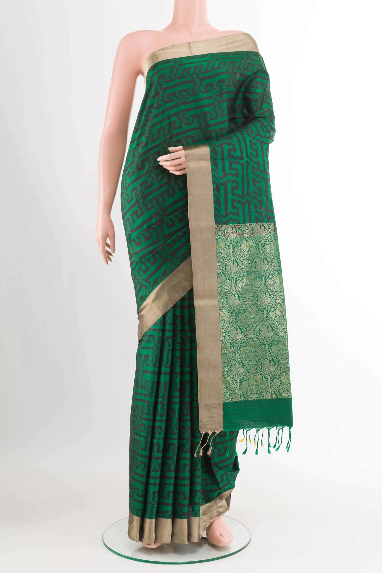 Green Soft Silk Saree