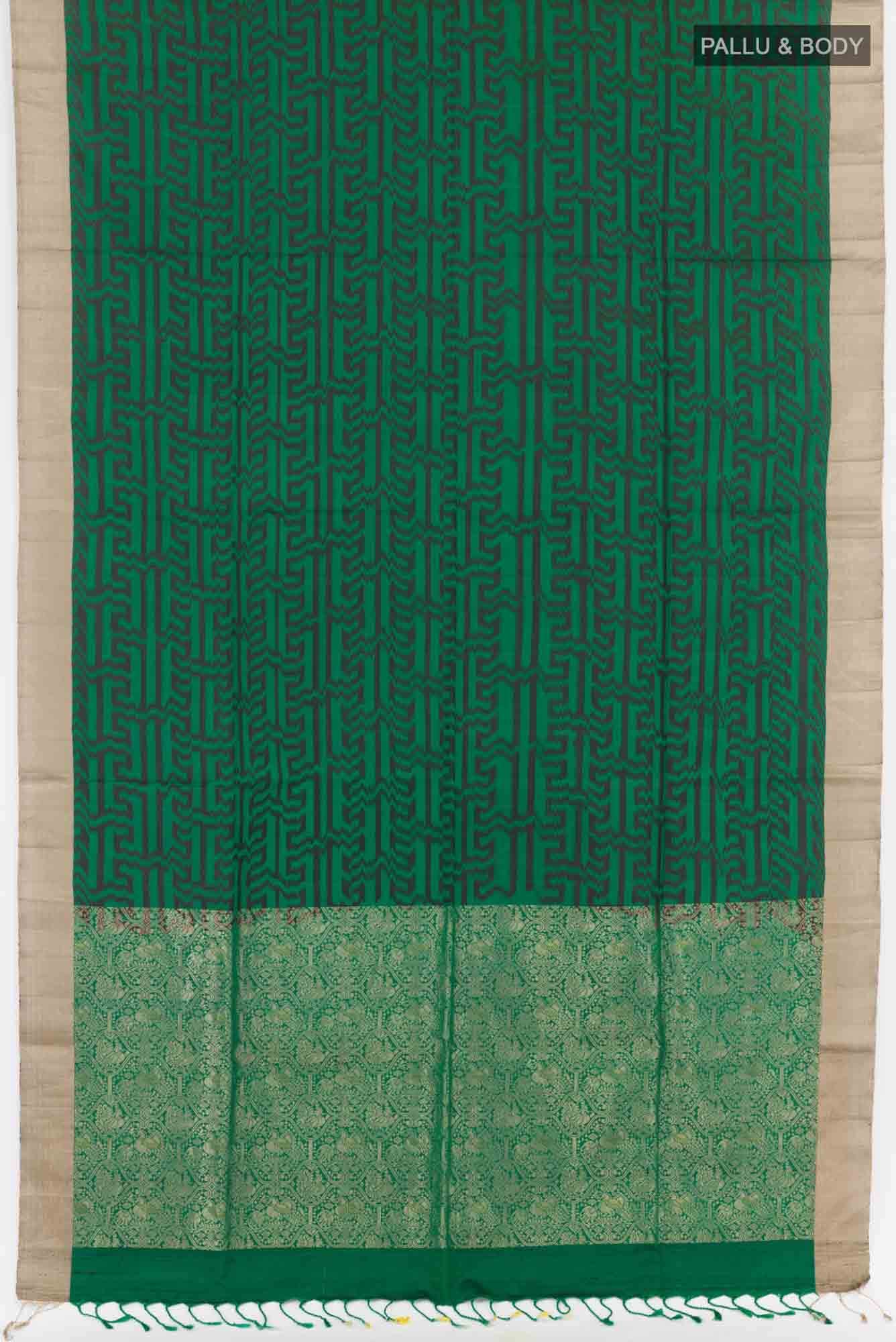 Green Soft Silk Saree