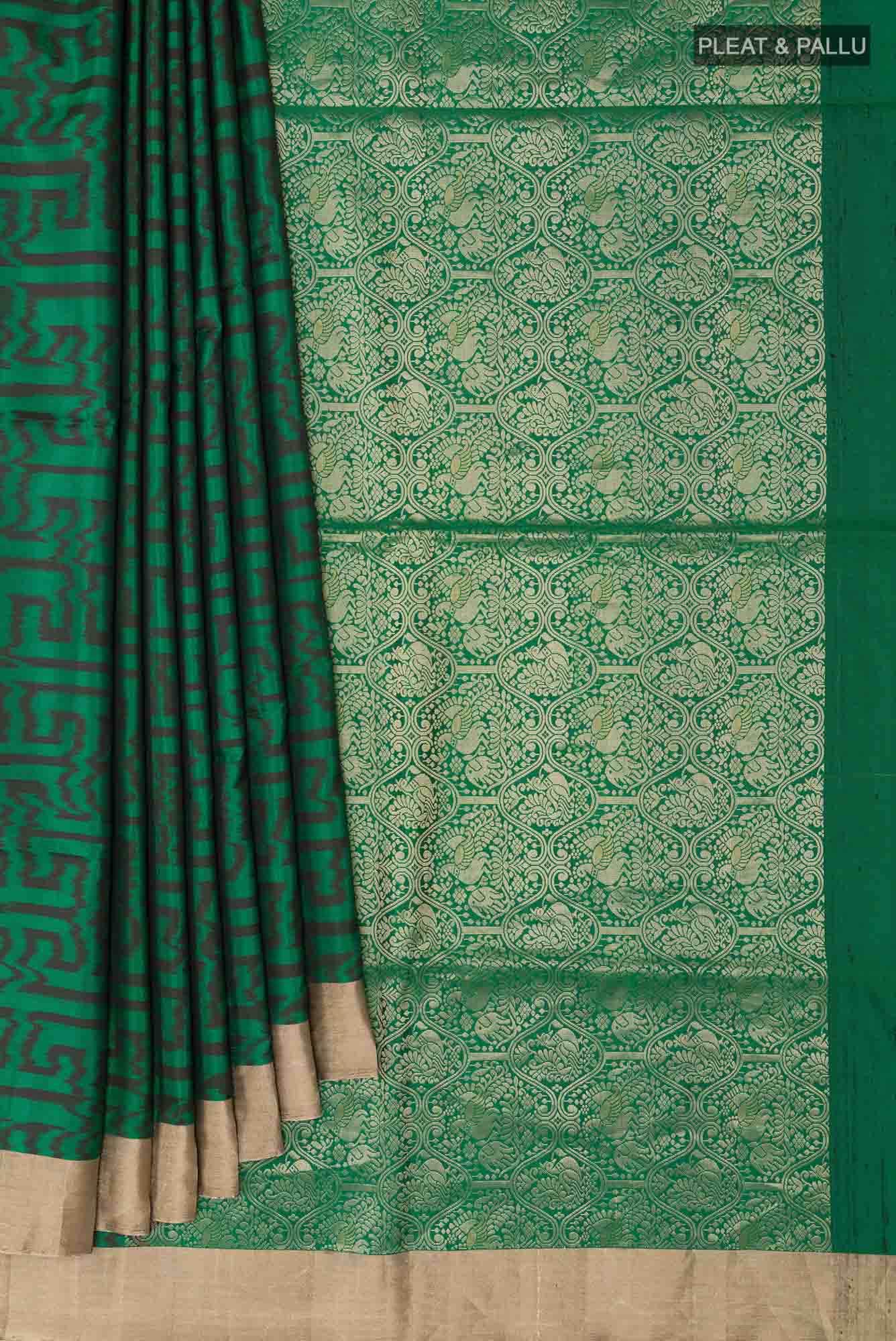 Green Soft Silk Saree