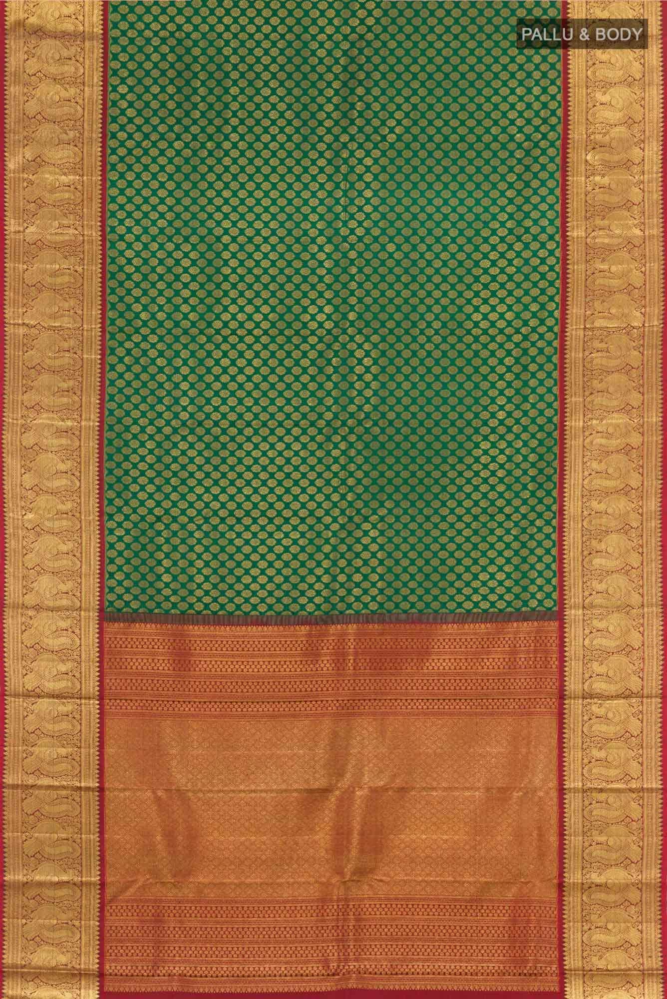 Green Kanchipuram Silk Saree