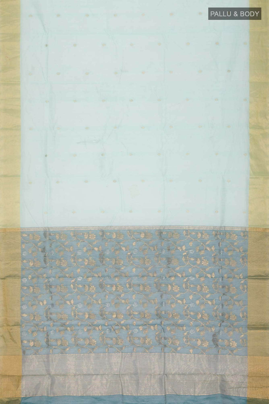 Green Chanderi Silk Cotton Saree