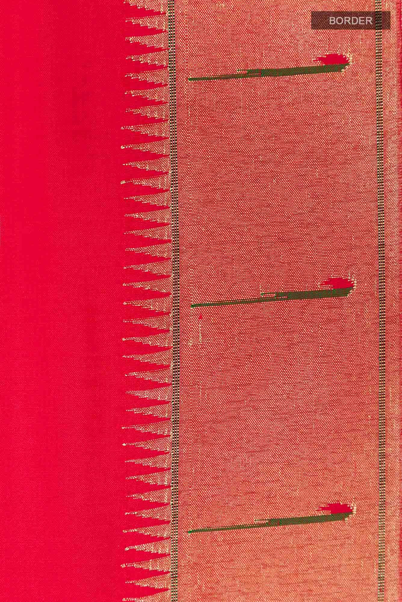 Red Paithani Silk Saree