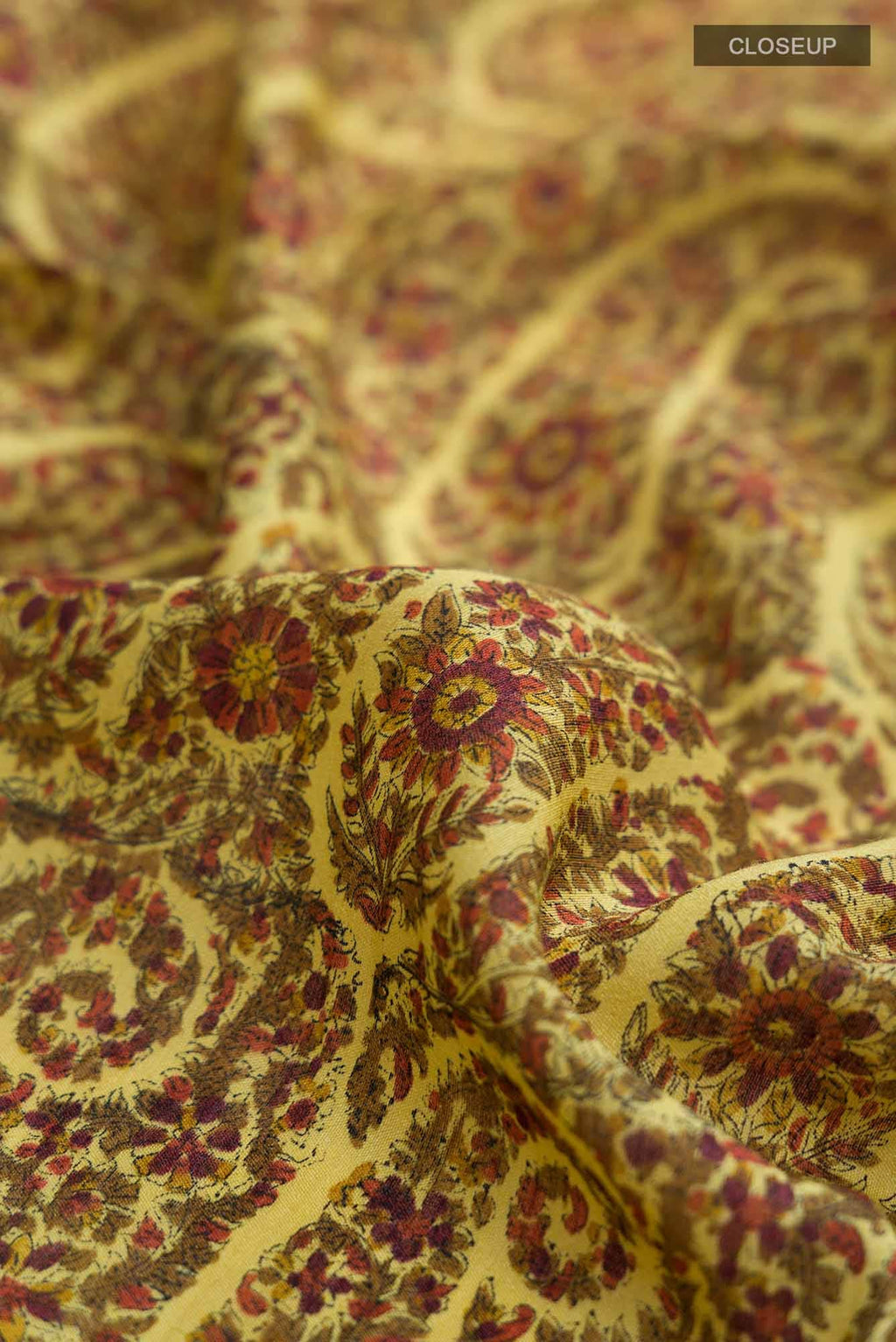 Yellow Bhagalpuri Tussar Silk Saree