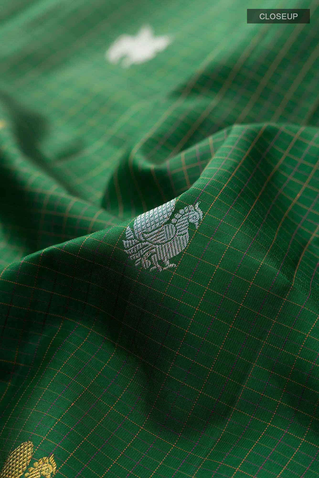 Green Kanchipuram Silk Saree