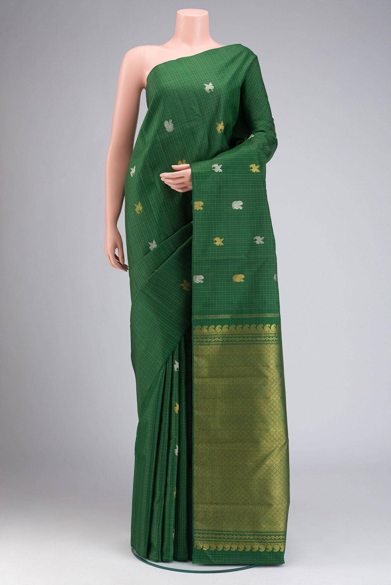 Green Kanchipuram Silk Saree