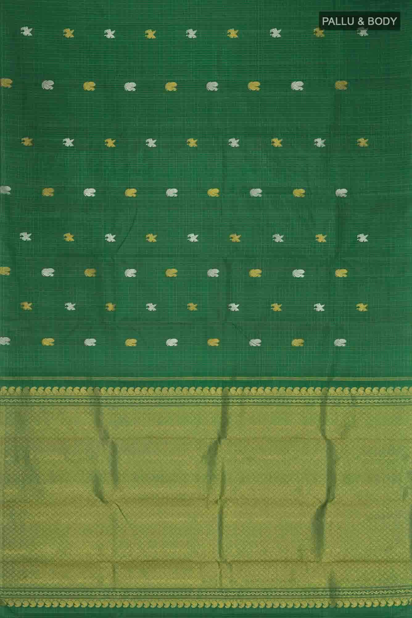 Green Kanchipuram Silk Saree