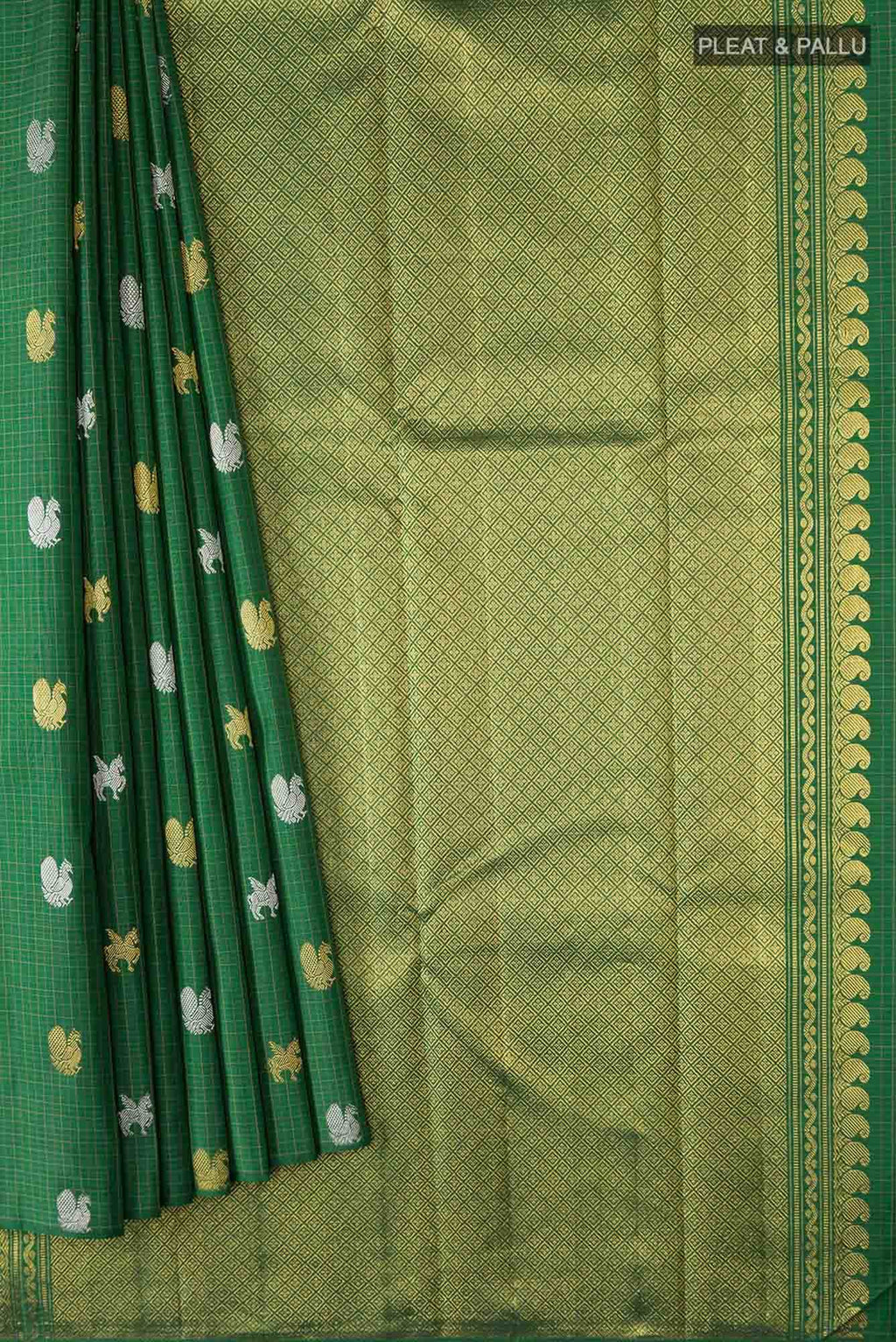 Green Kanchipuram Silk Saree
