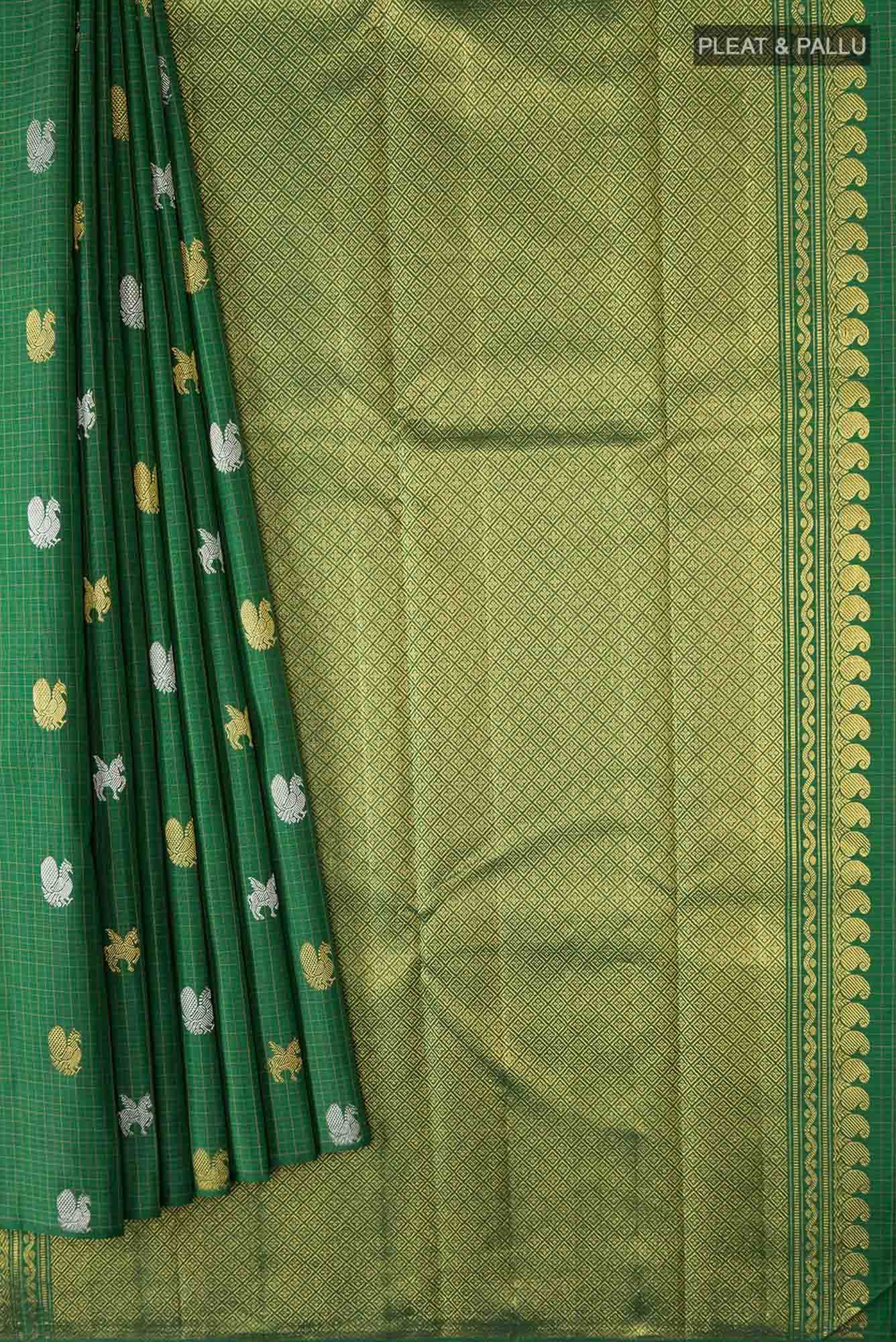 Green Kanchipuram Silk Saree