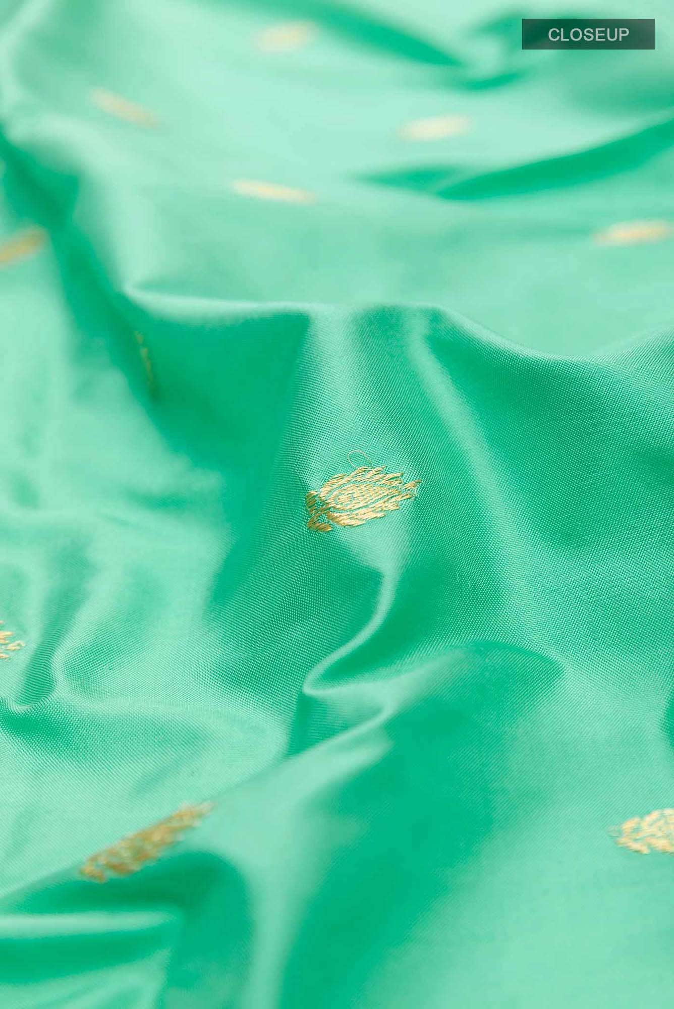 Sea Green Paithani Silk Saree
