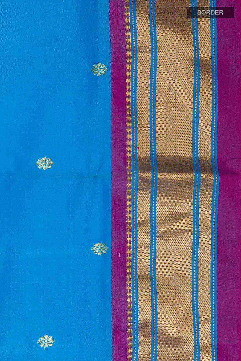 Blue Paithani Silk Saree