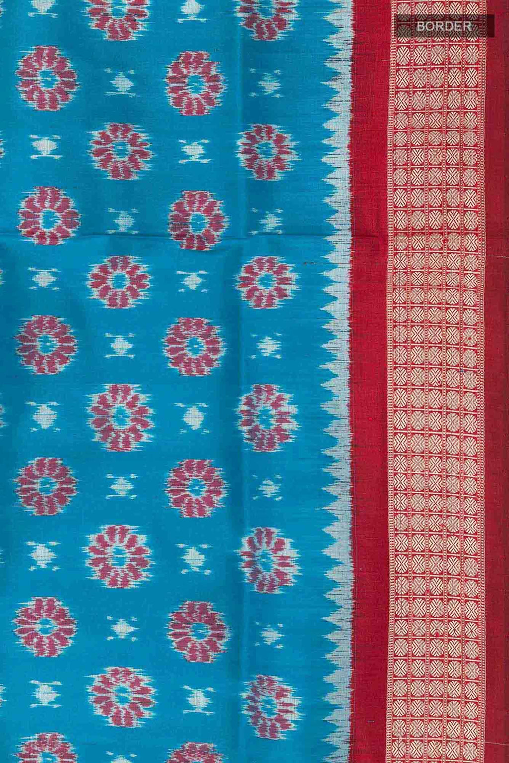 Blue Orissa Silk Saree