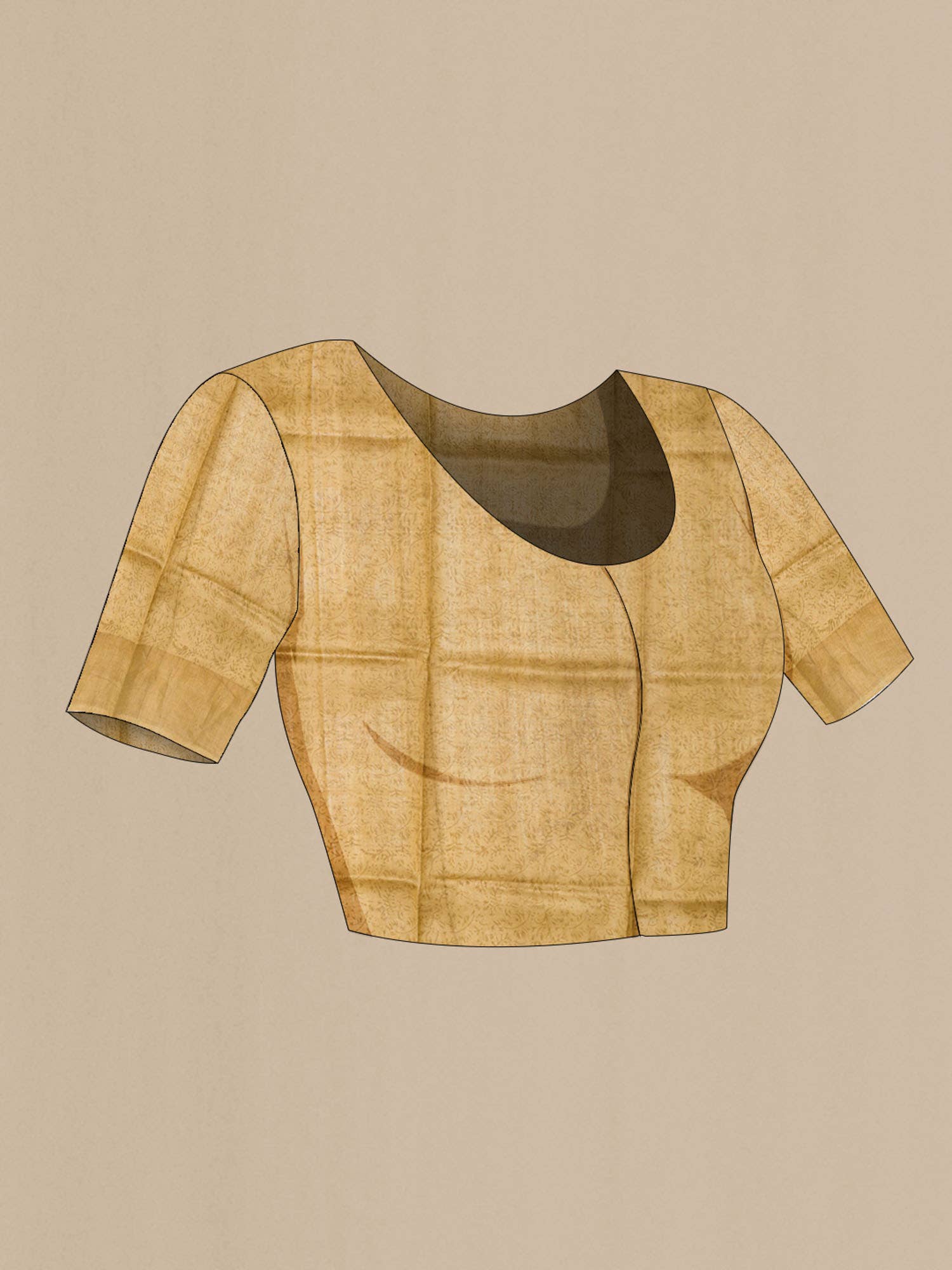 Golden Tussar Saree