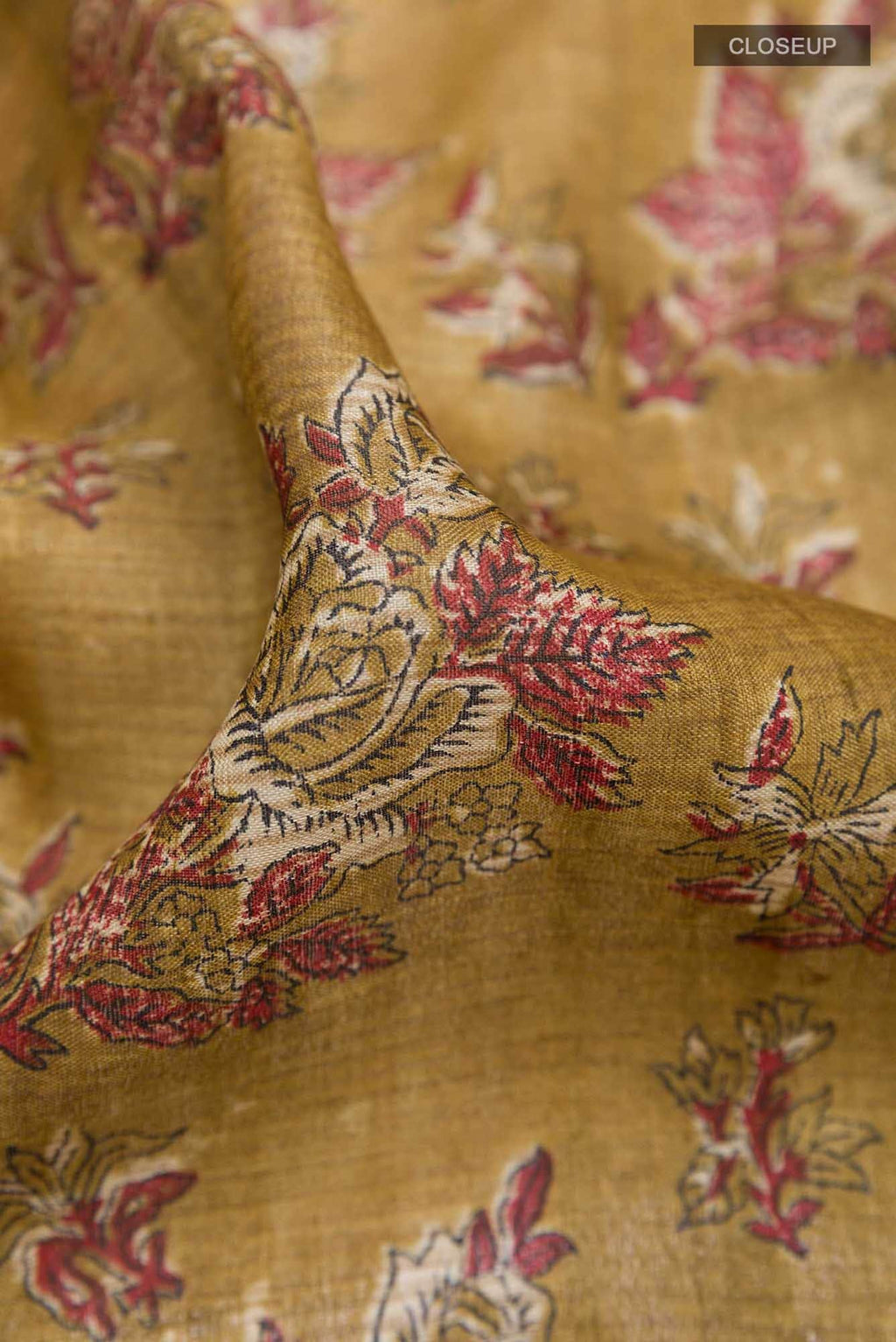 Golden Tussar Saree