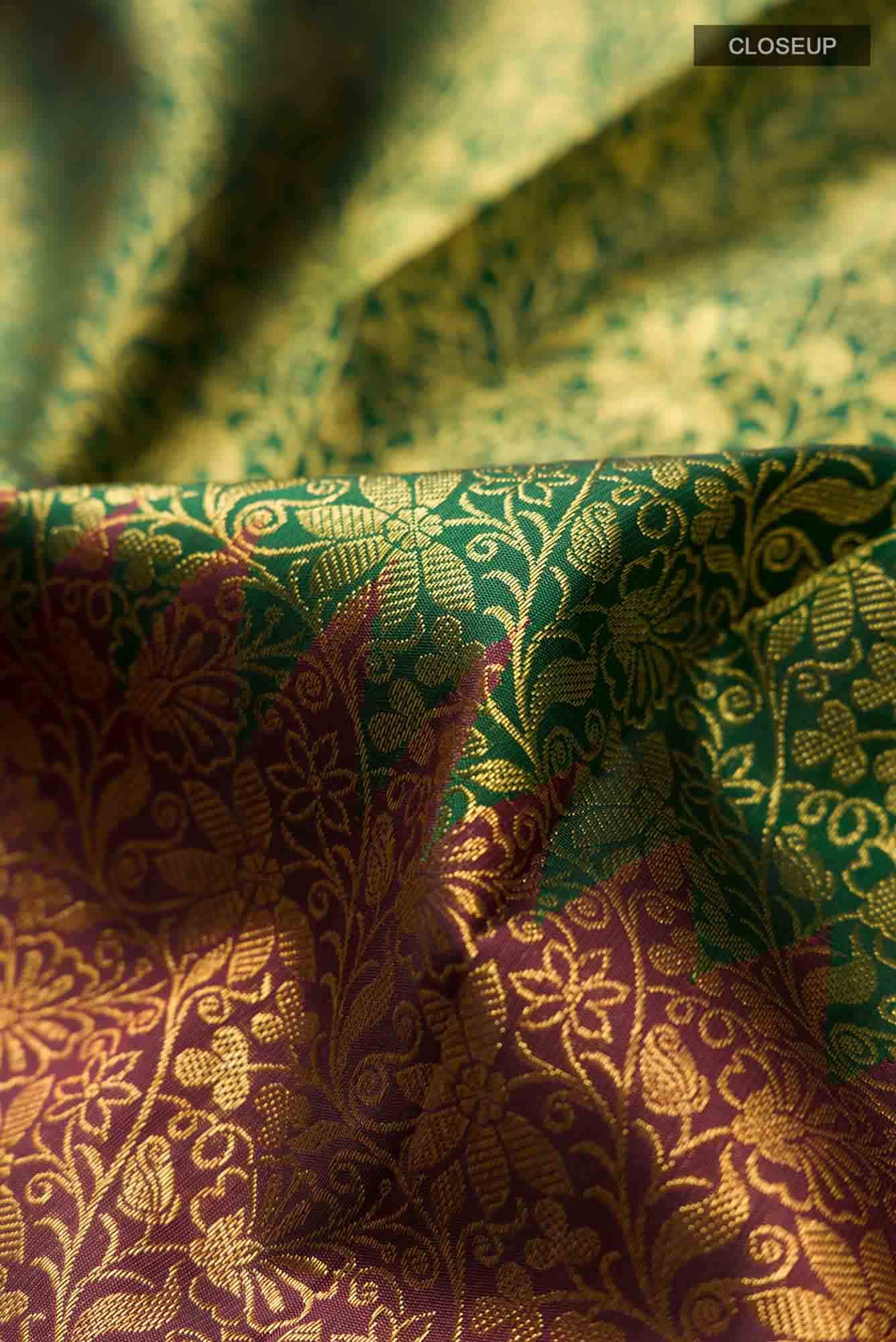 Multi Kanchipuram Silk Saree