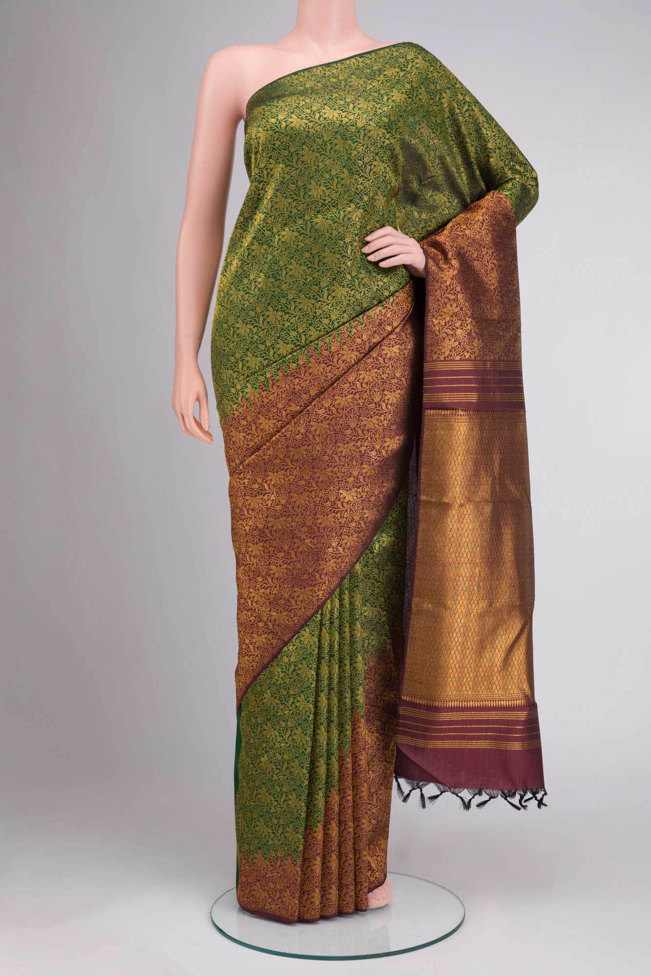 Multi Kanchipuram Silk Saree