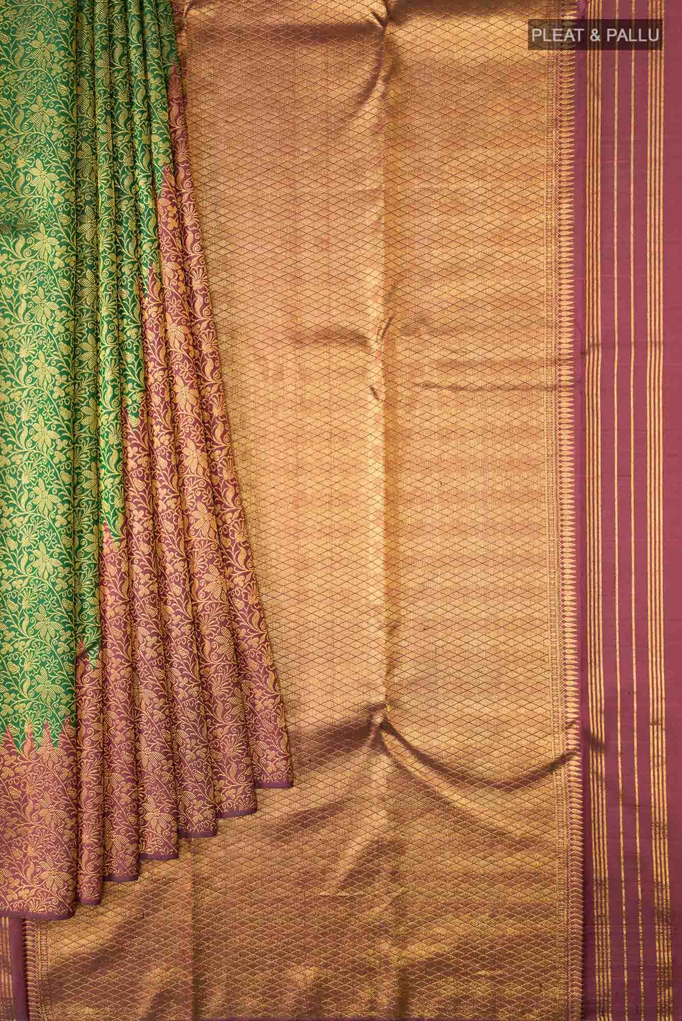 Multi Kanchipuram Silk Saree