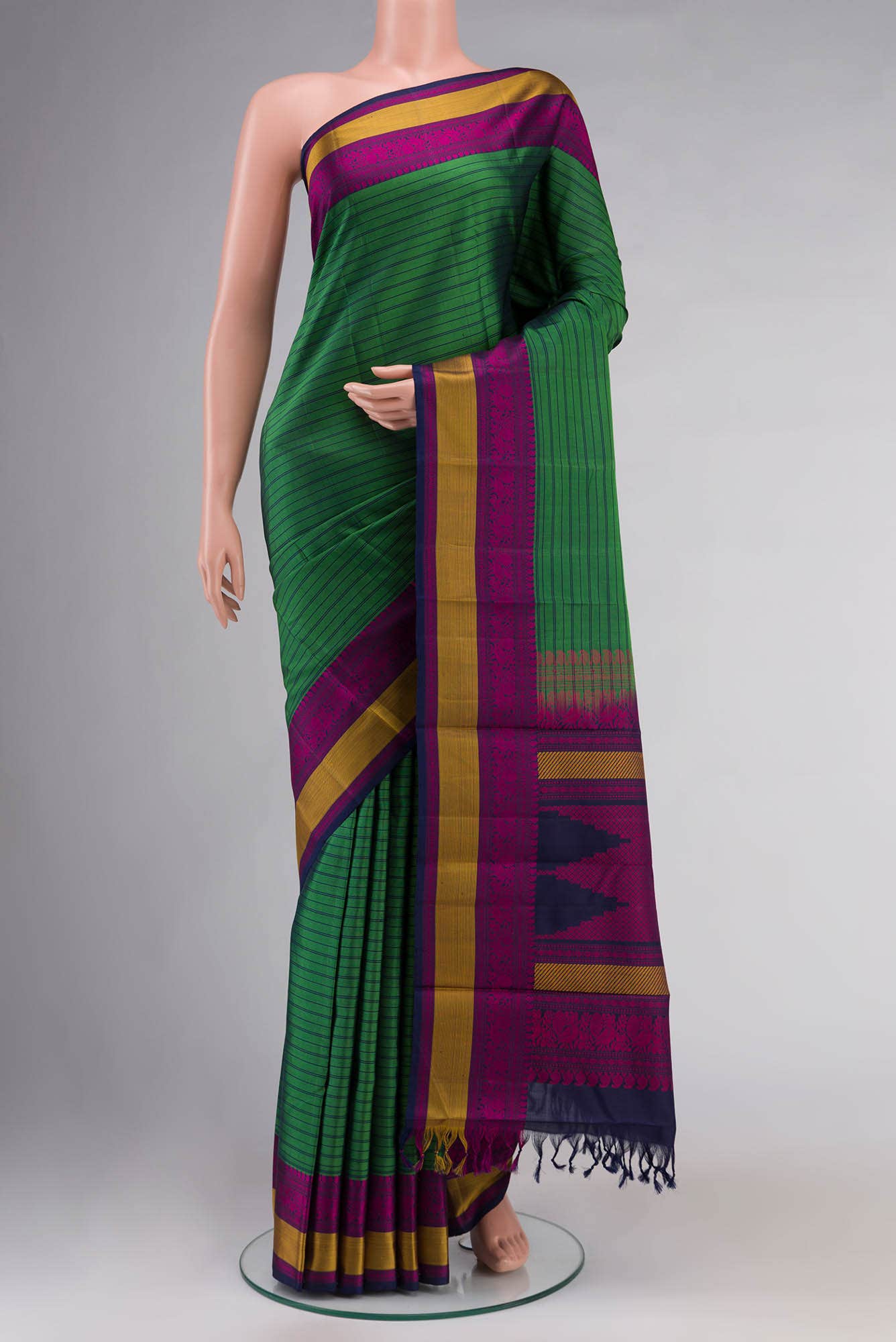 Green Kanchipuram Silk Saree