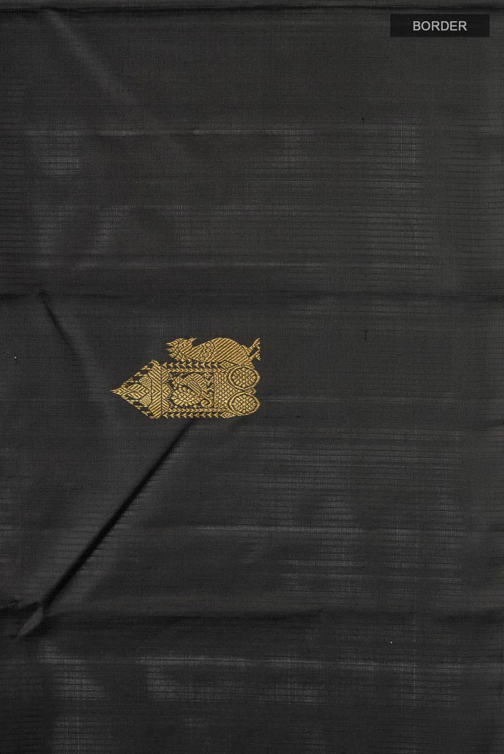 Black Kanchipuram Silk Saree