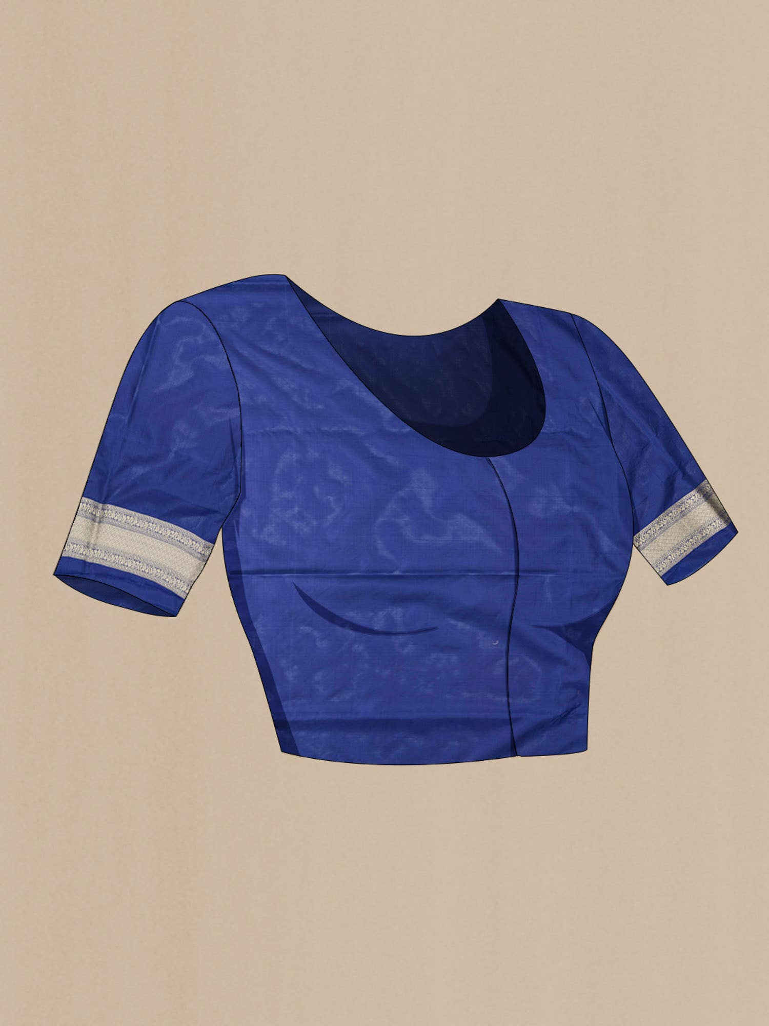 Blue Banarasi Silk Saree