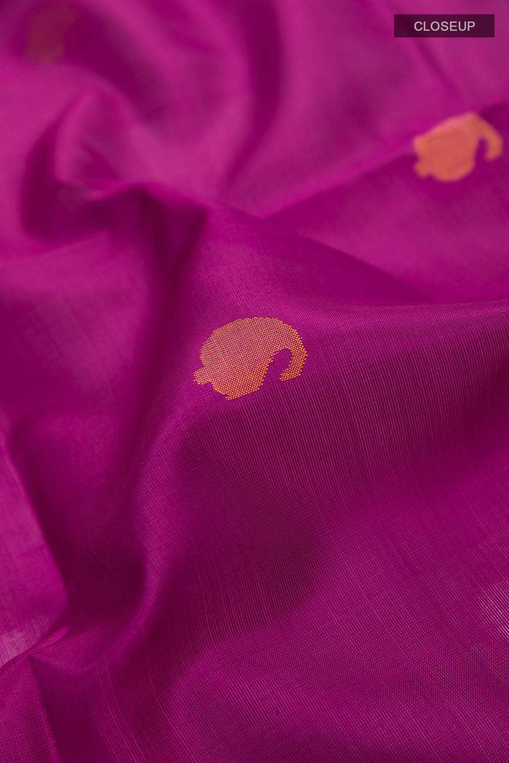 Pure Silk Pure Zari Purple Uppada Saree