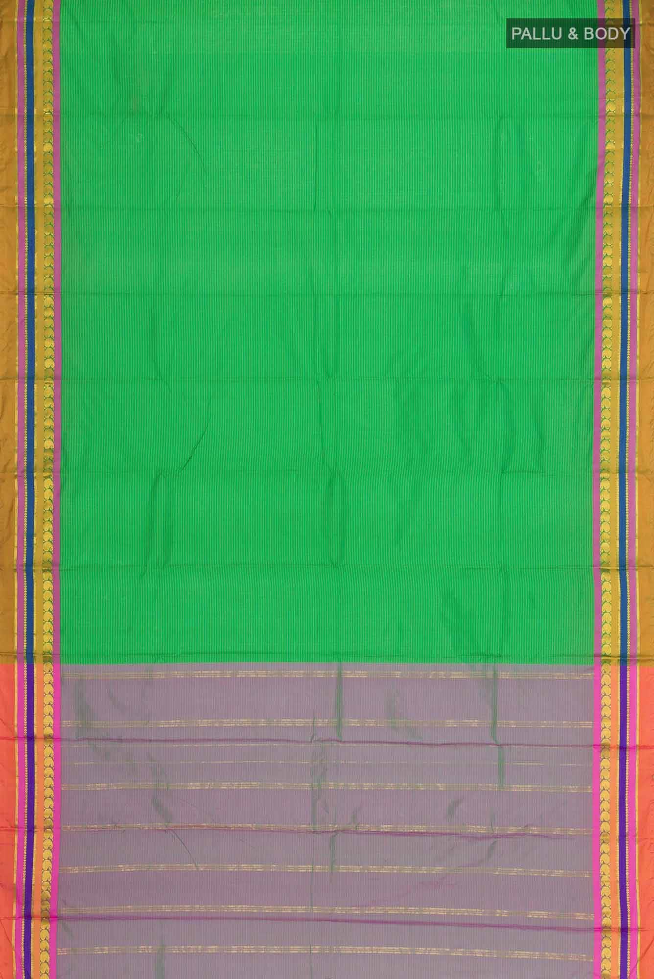 Green Blended Art Silk Saree