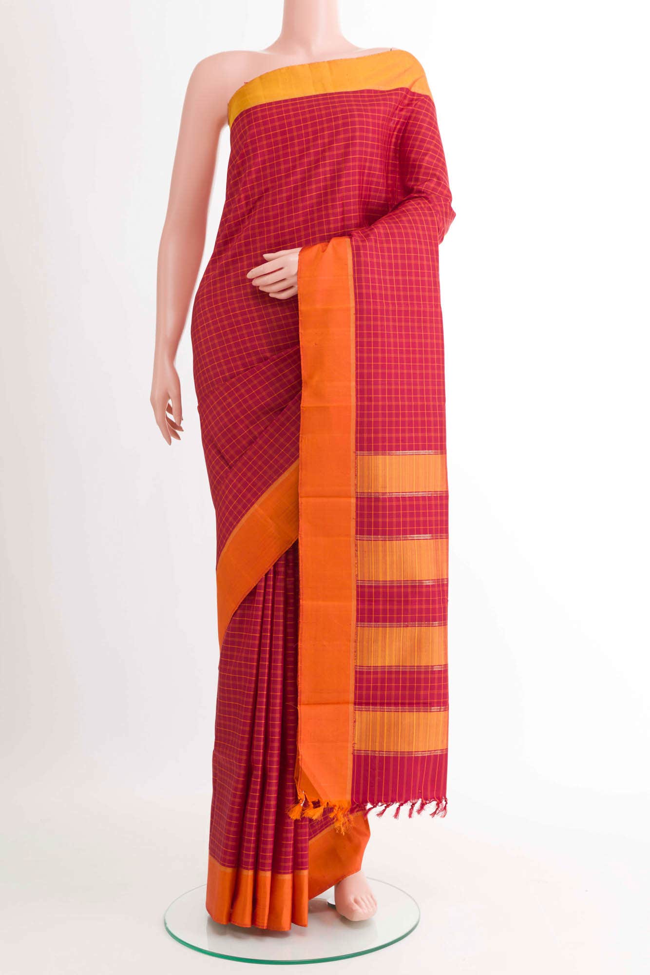 Red Kanchipuram Silk Saree