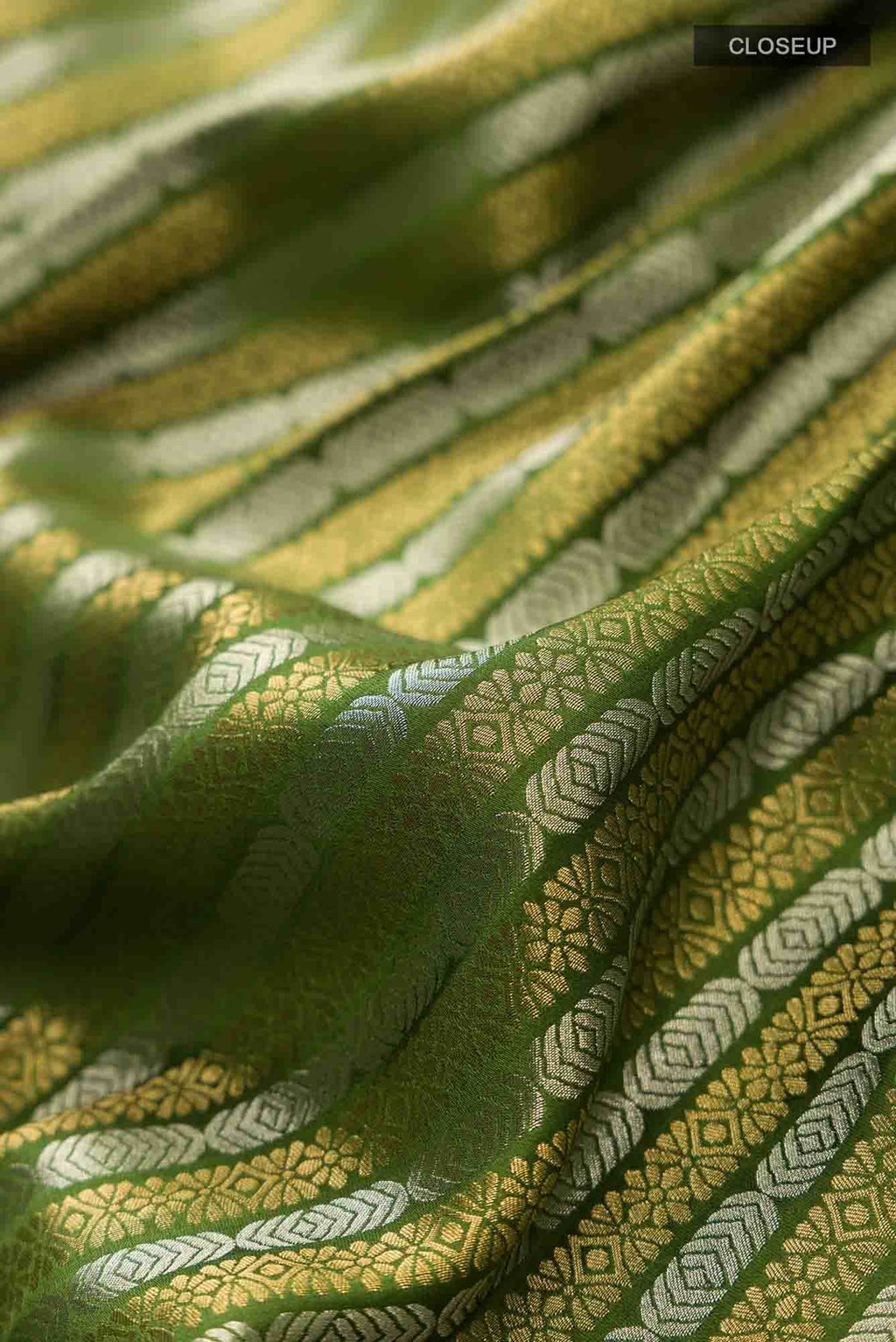 Green Blended Banarasi Art Silk Saree