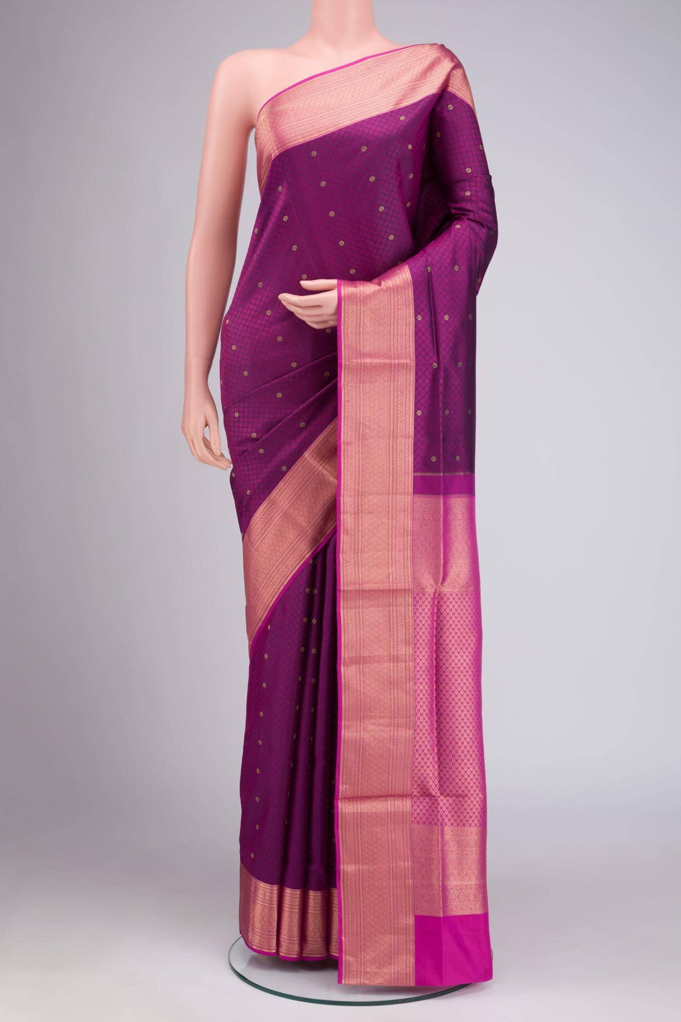 Purple Soft Silk Saree