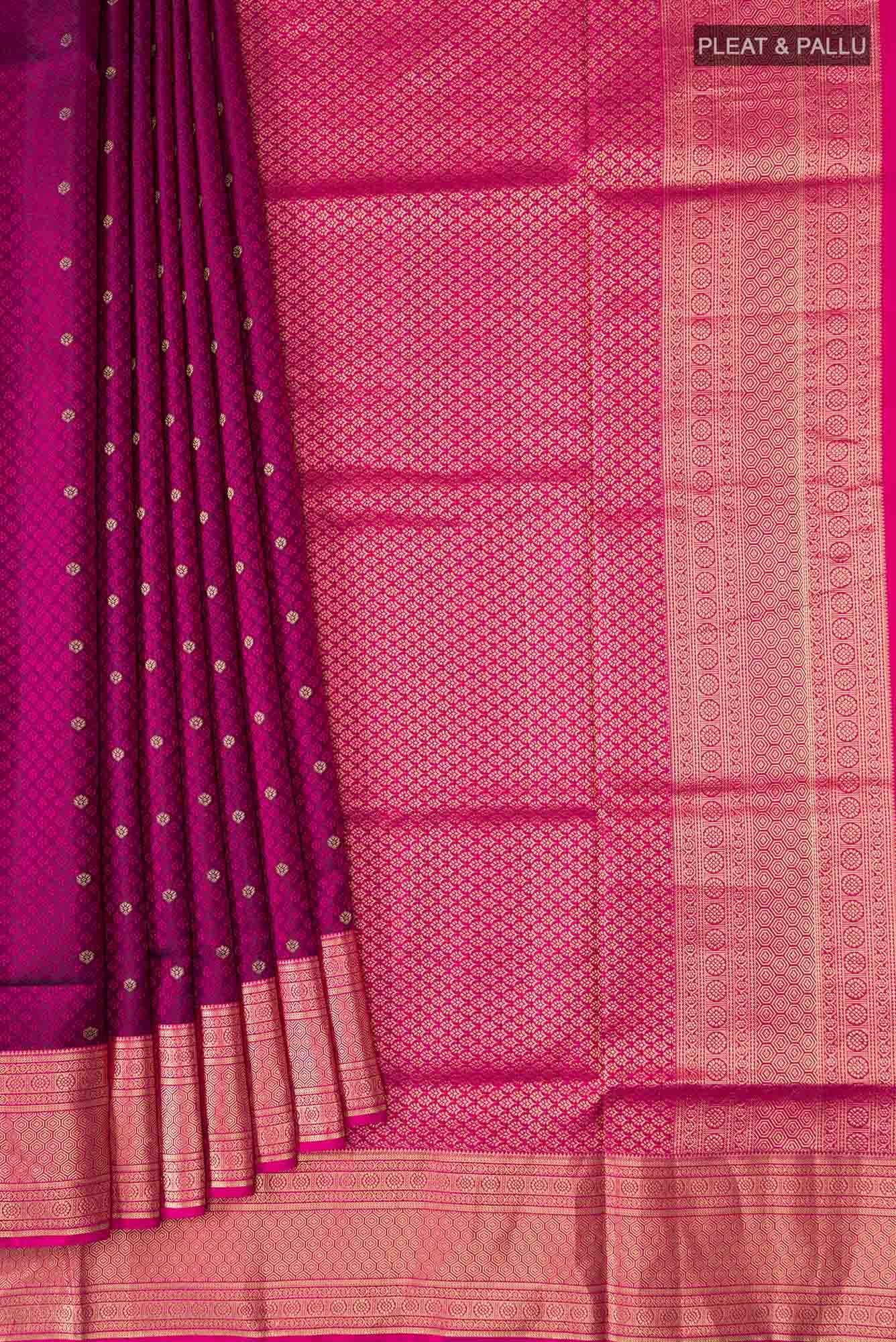 Purple Soft Silk Saree