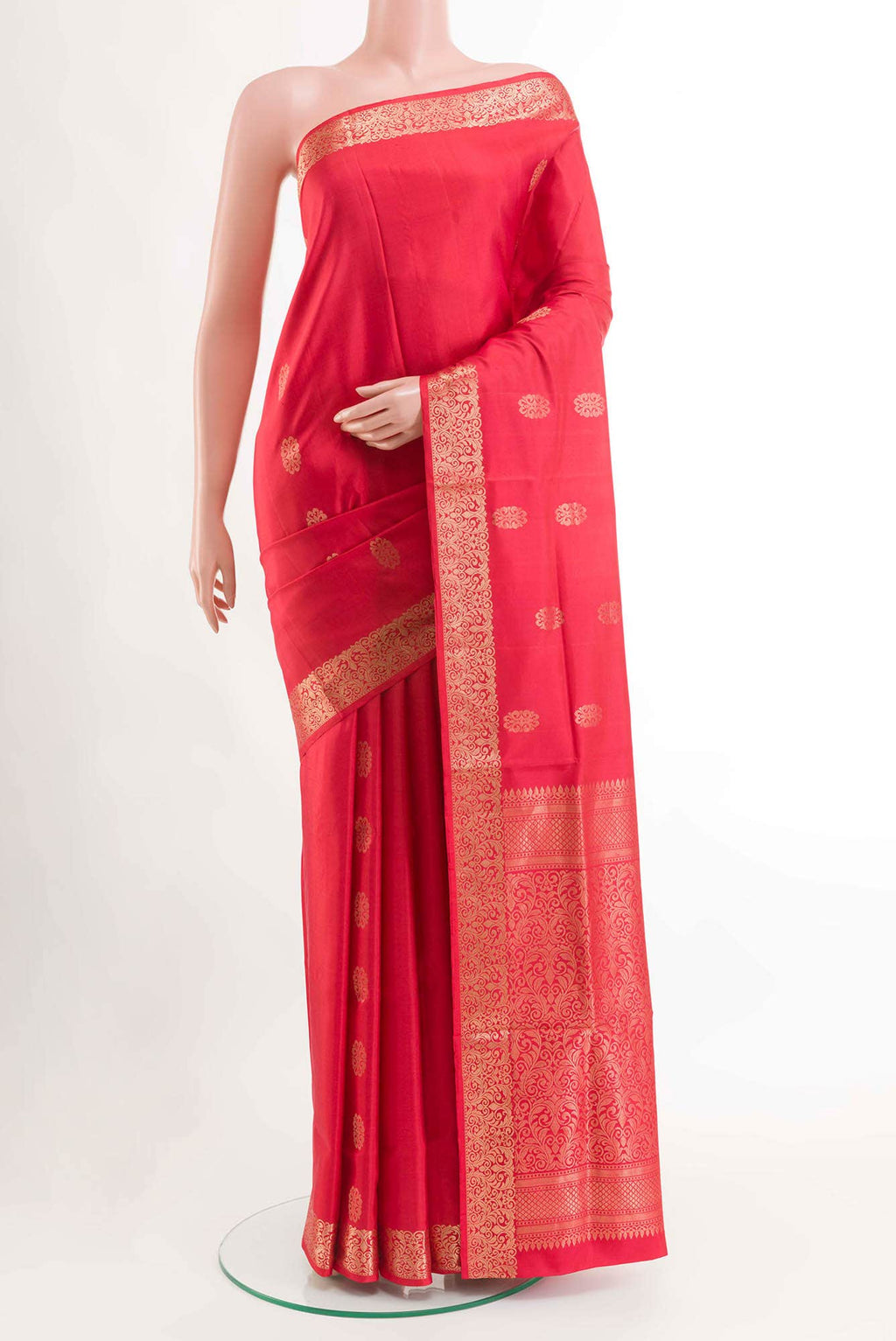 Red Soft Silk Saree