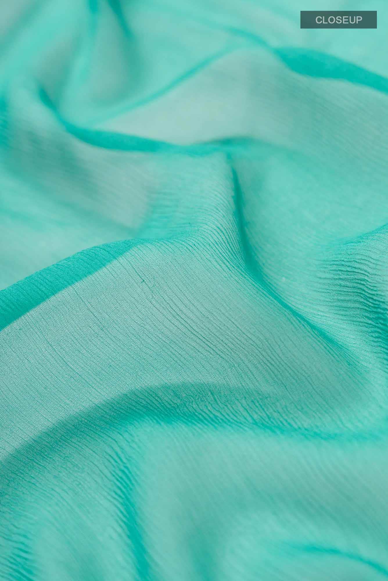 Green Mysore Chiffon Saree