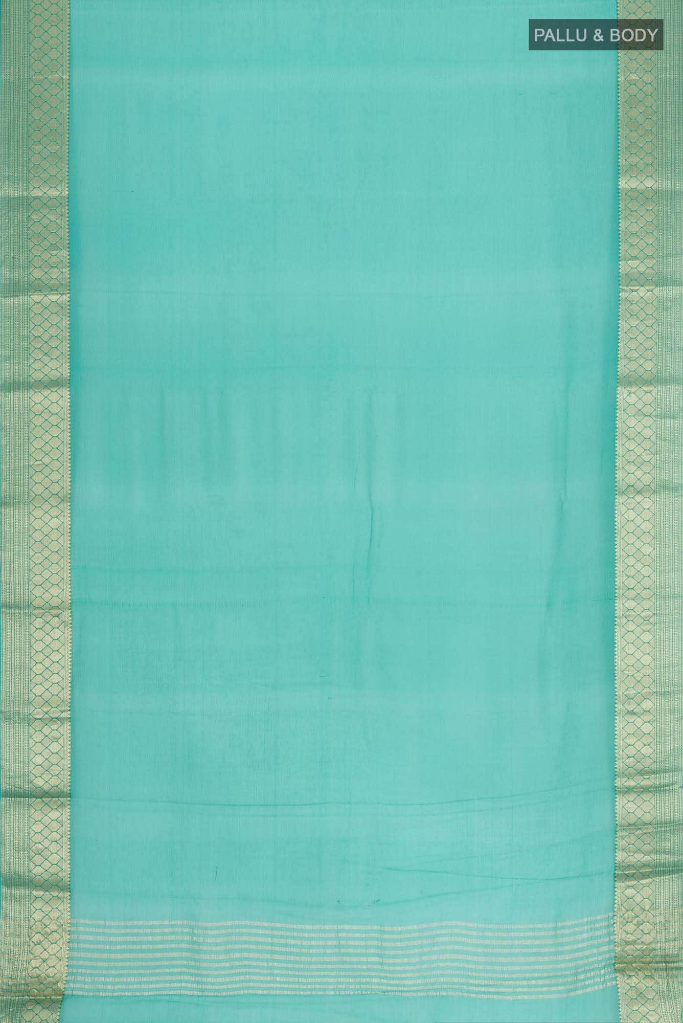 Green Mysore Chiffon Saree