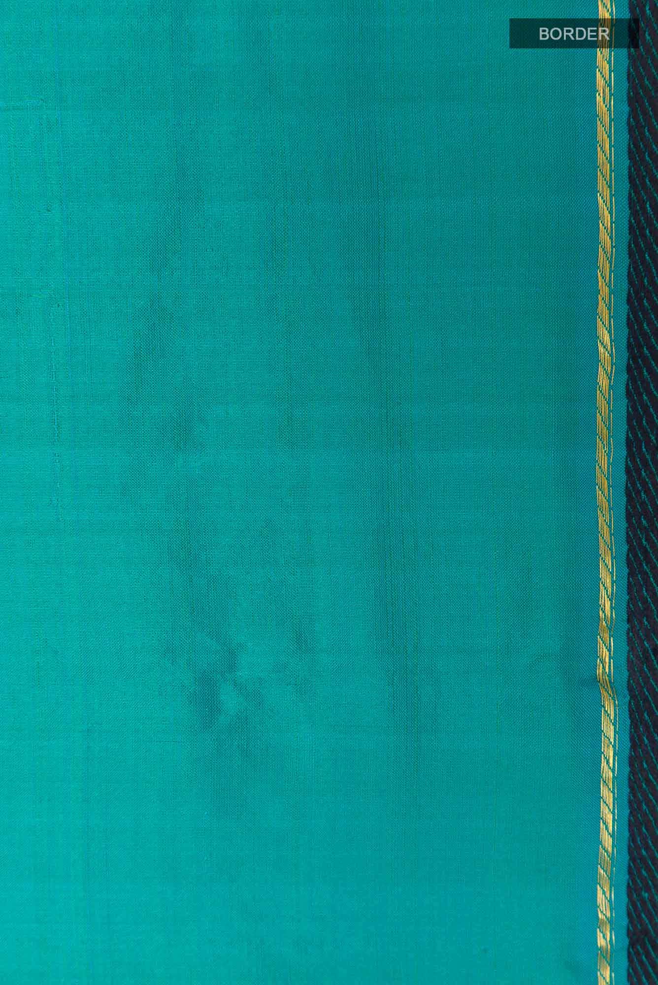 Blue Kanchipuram Saree