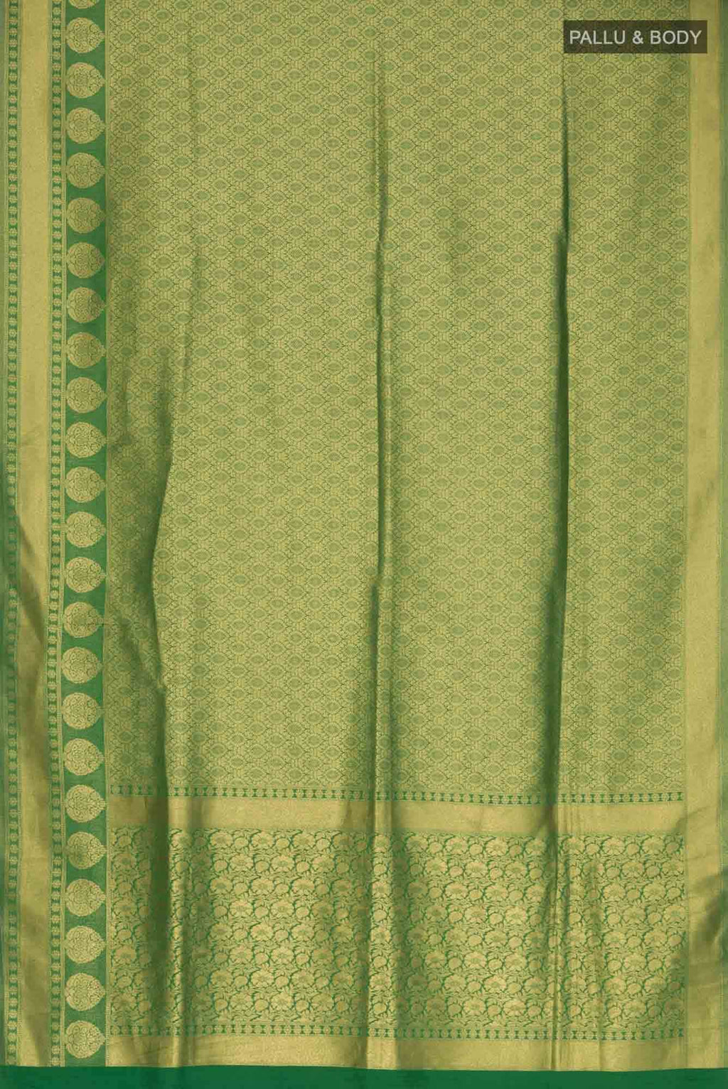 Green Blended Banarasi Art Silk Saree
