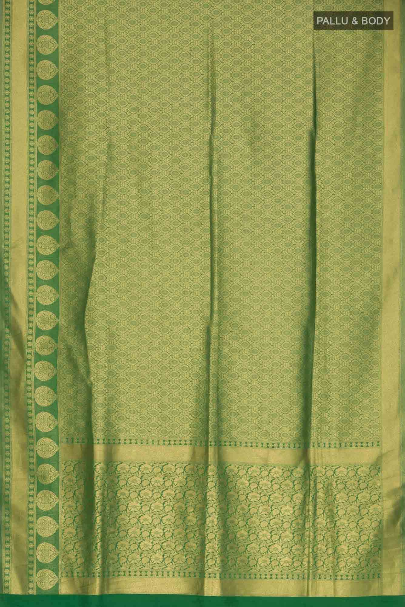 Green Blended Banarasi Art Silk Saree