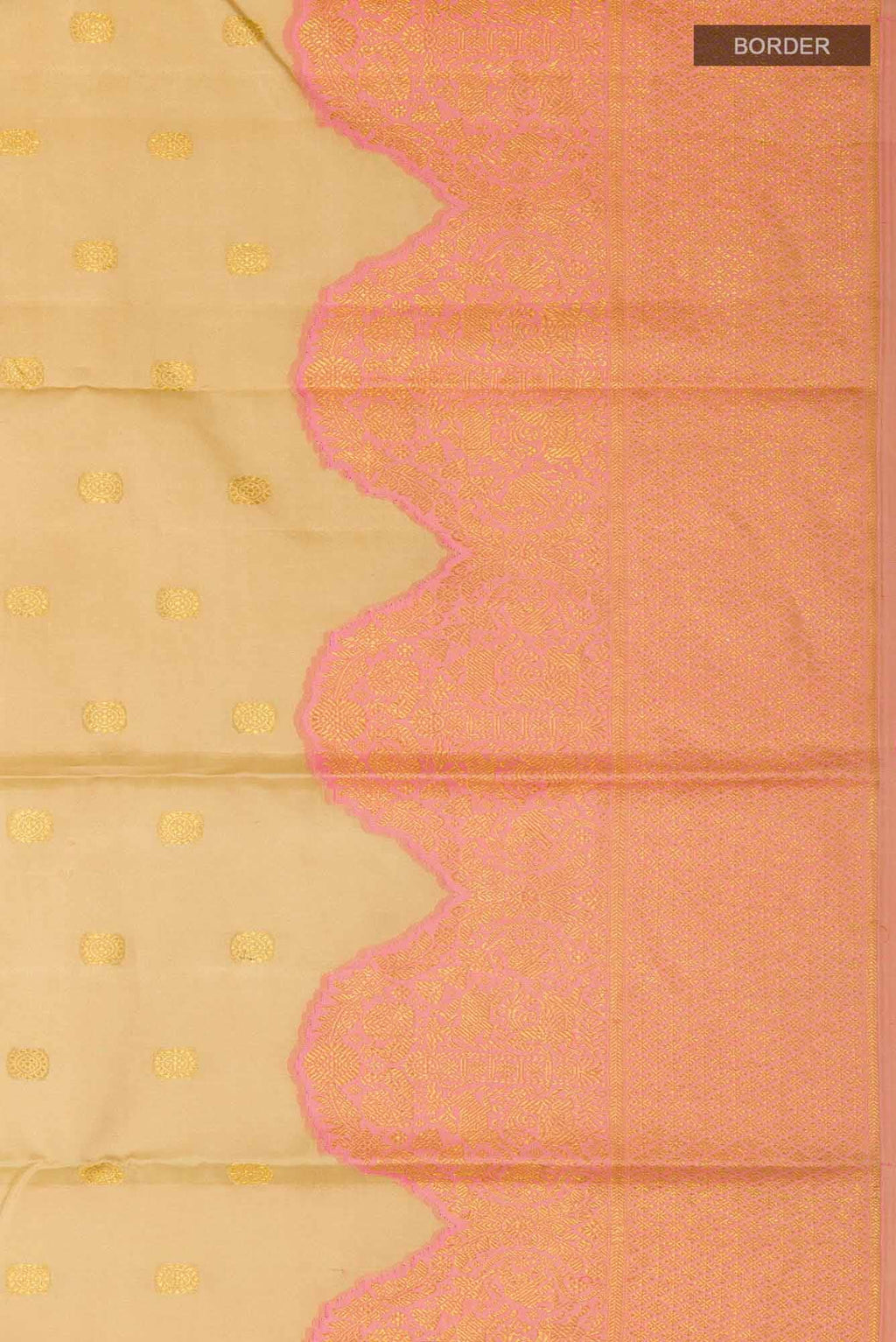 Gold Kanchipuram Silk Saree