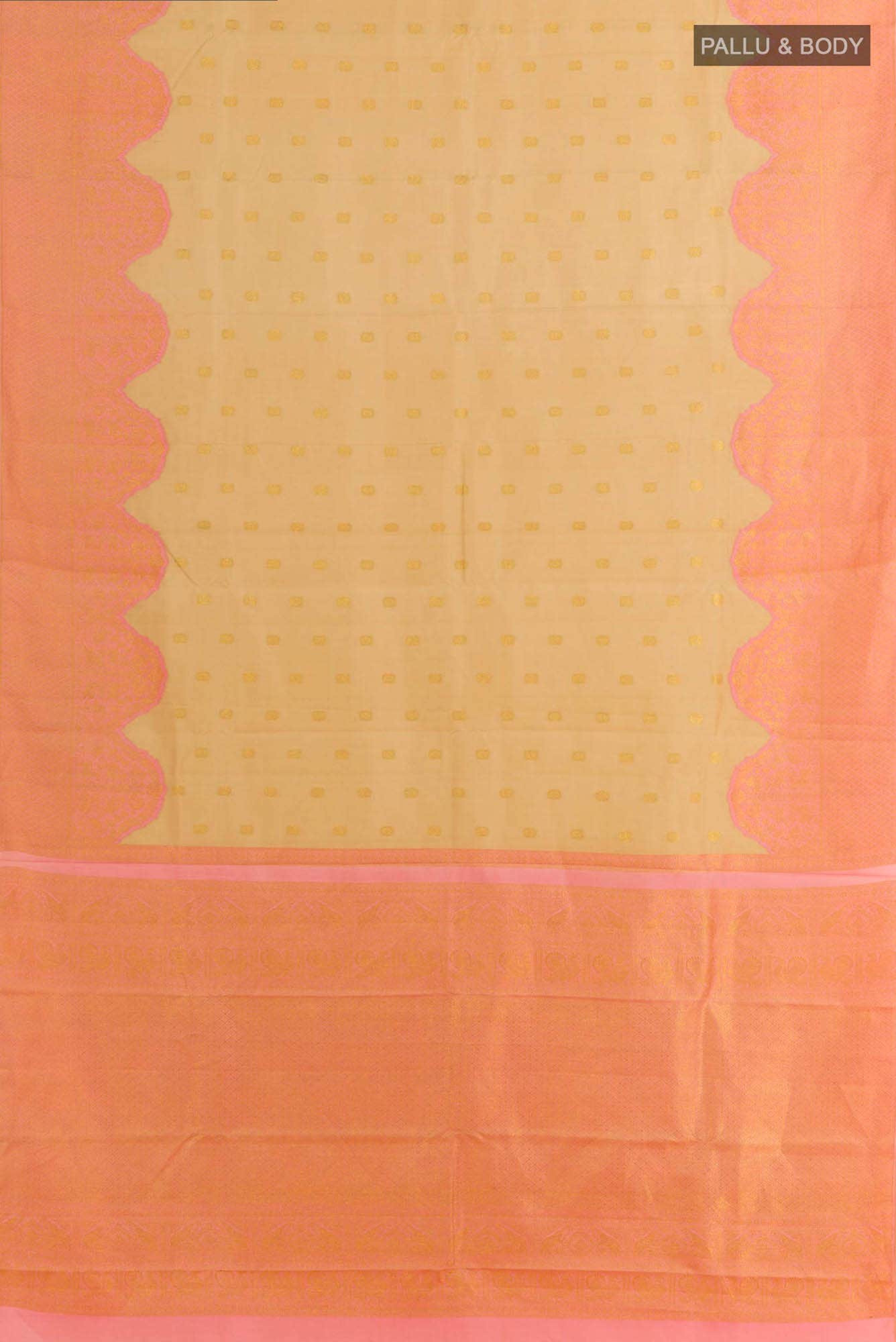 Gold Kanchipuram Silk Saree