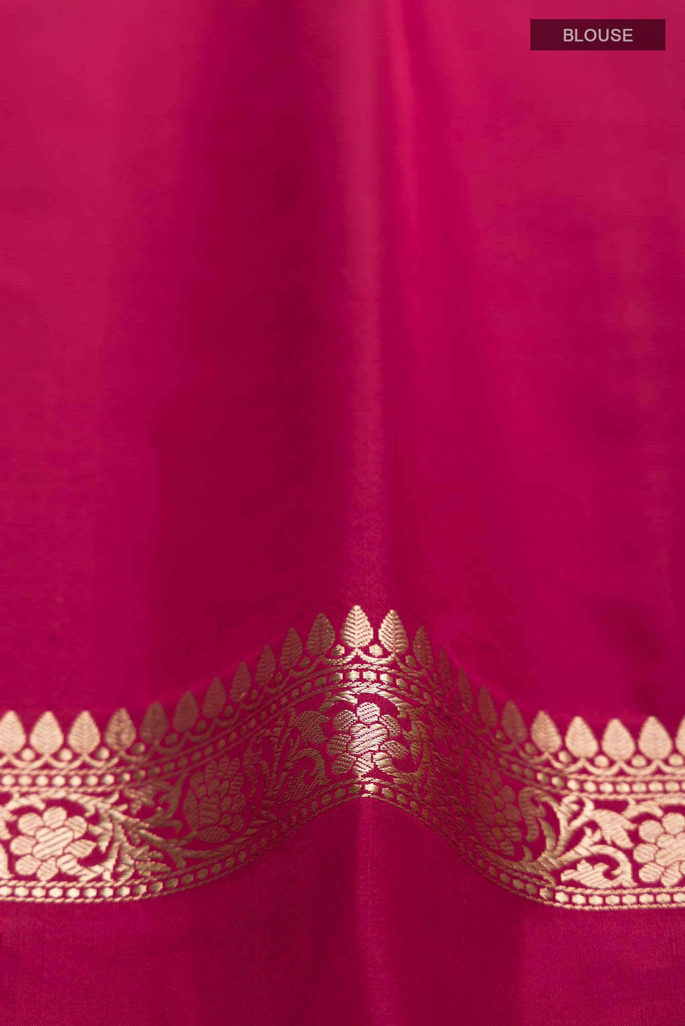 Maroon Banarasi Silk Saree