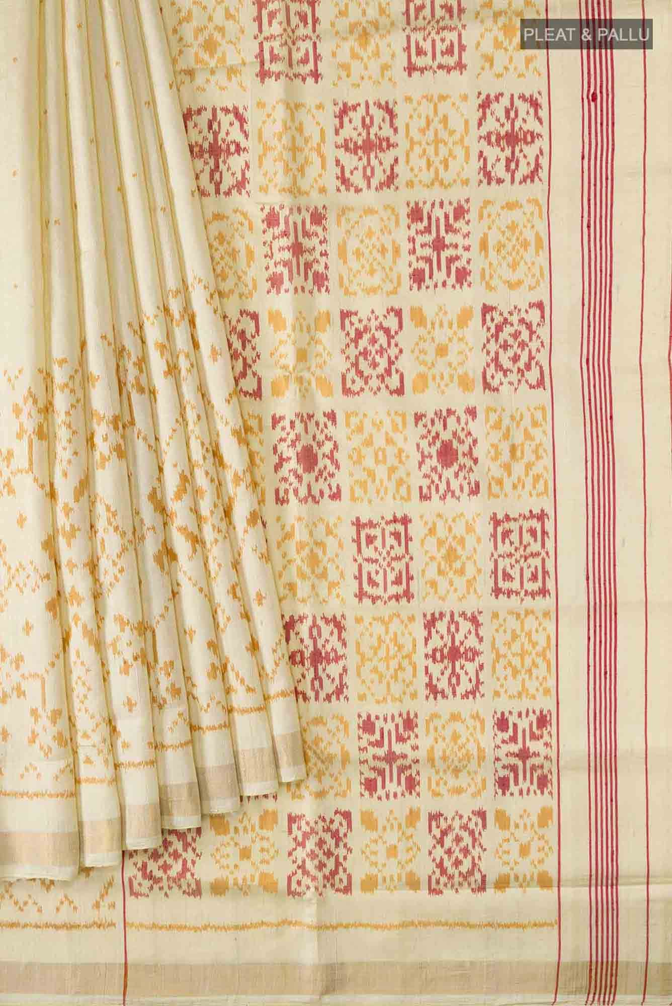 Sandal Rajkot Patola Silk Saree