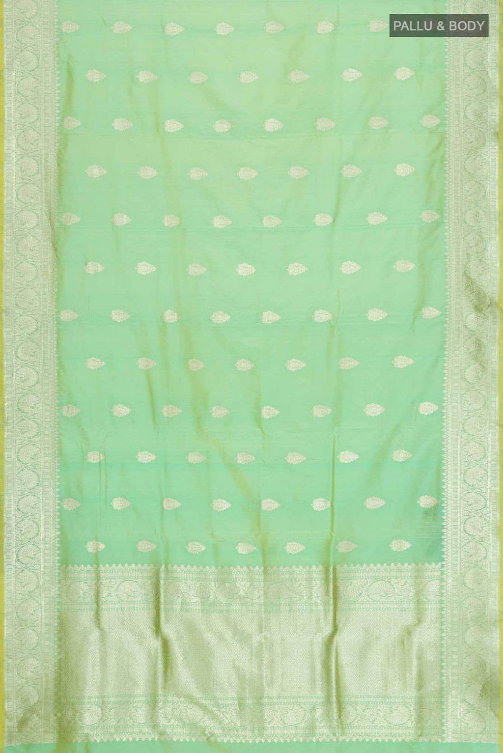 Green Banarasi Katan Silk Saree