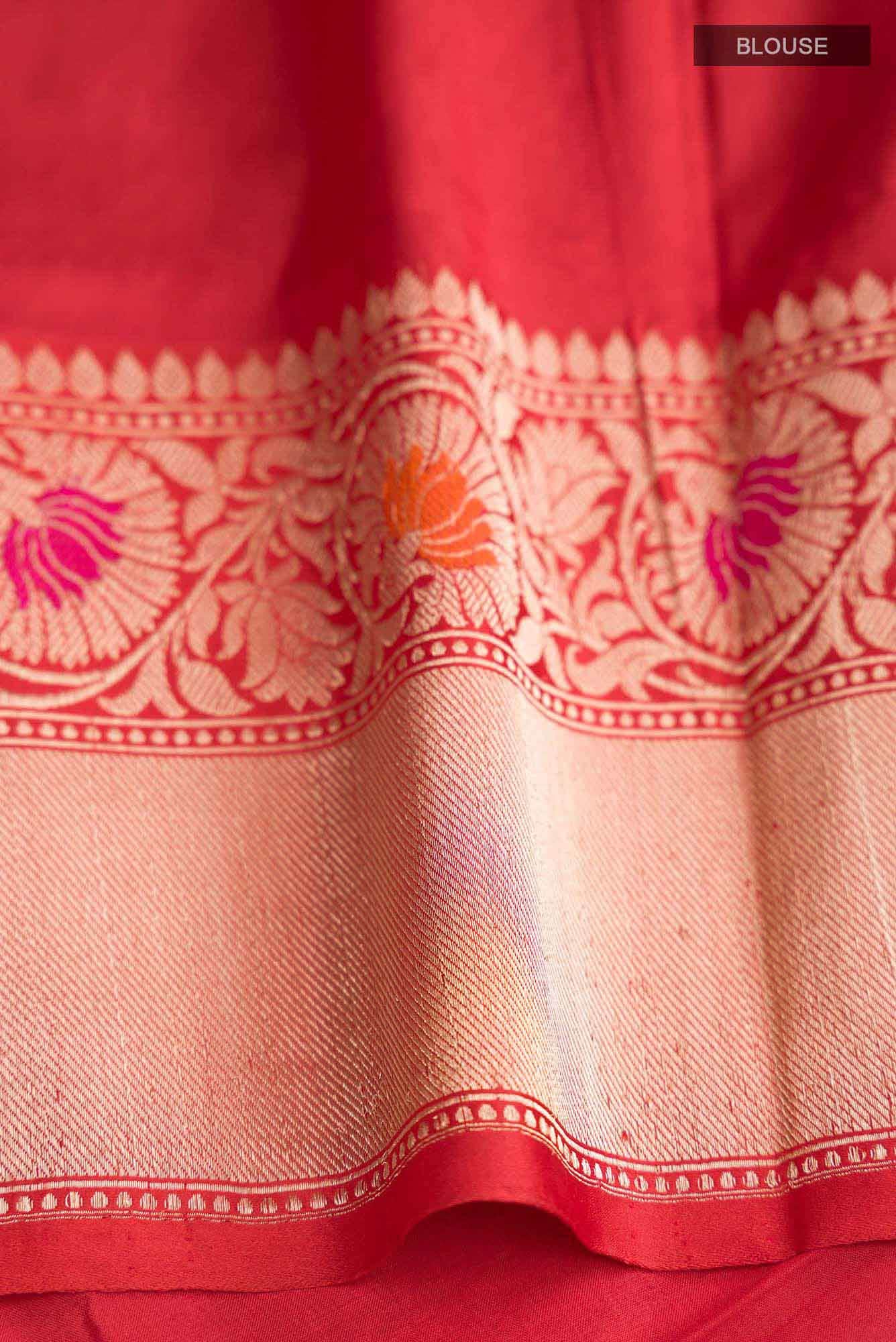 Black Banarasi Katan Silk Saree