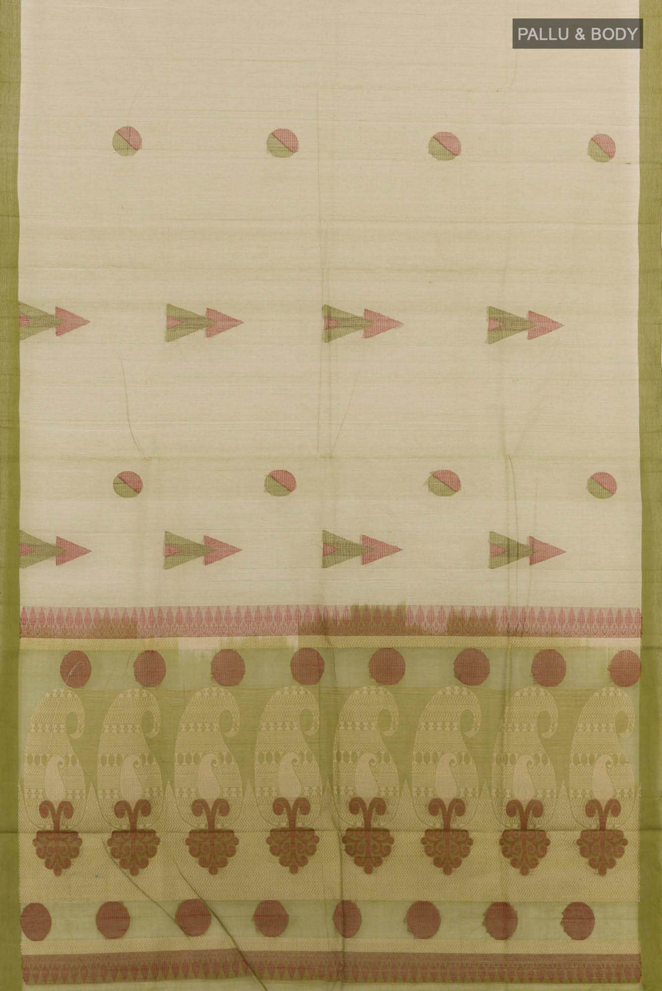 Light Green Coimbatore Cotton Saree