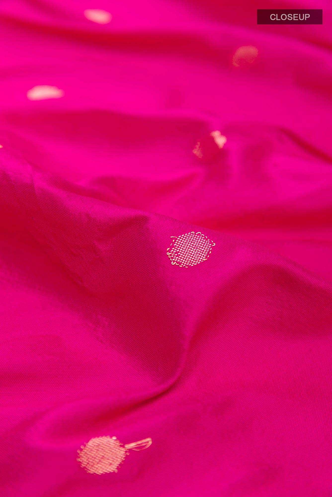 Rani Pink Paithani Silk Saree