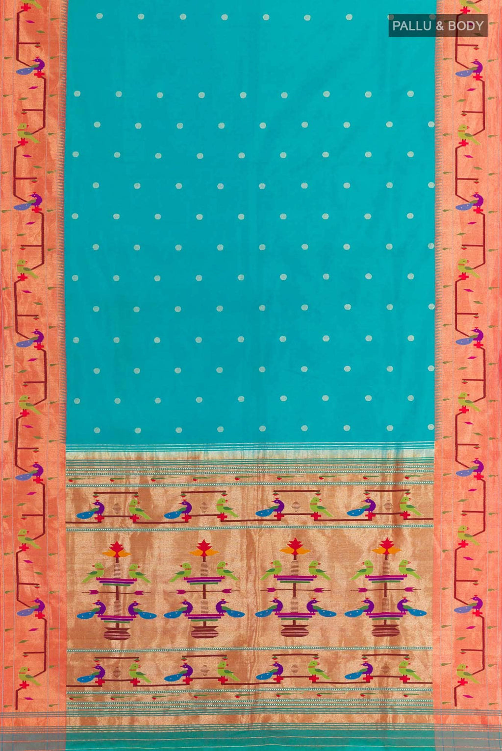 Blue Paithani Silk Saree