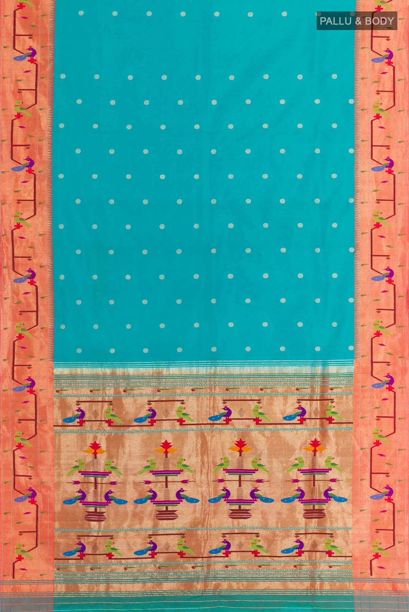 Blue Paithani Silk Saree