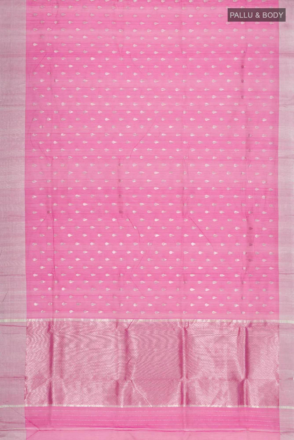 Pink Chanderi Silk Cotton Saree